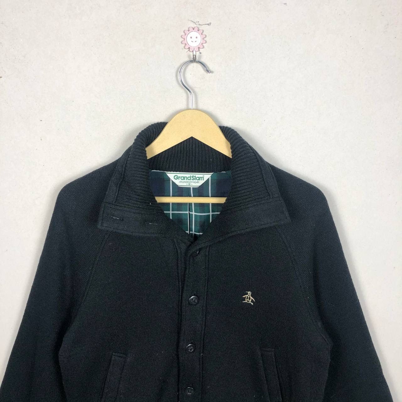 Vintage Vintage Munsingwear Black Wool Buttons Up Jacket Size US S / EU 44-46 / 1 - 3 Thumbnail