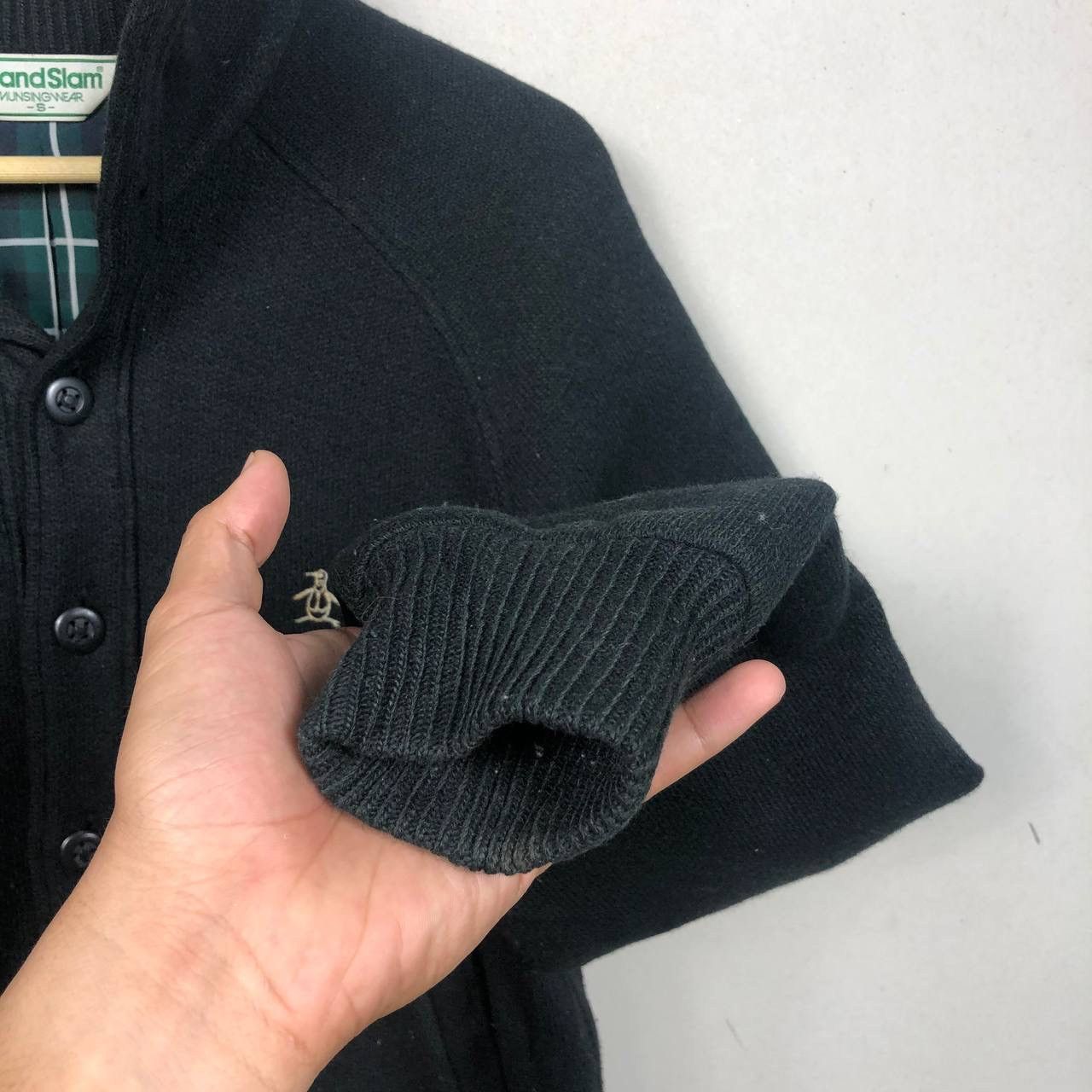 Vintage Vintage Munsingwear Black Wool Buttons Up Jacket Size US S / EU 44-46 / 1 - 5 Thumbnail