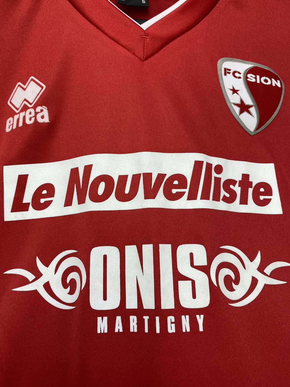 Other Errea 2012 2013 FC Sion Long Sleeve Soccer Jersey Size US S / EU 44-46 / 1 - 14 Thumbnail