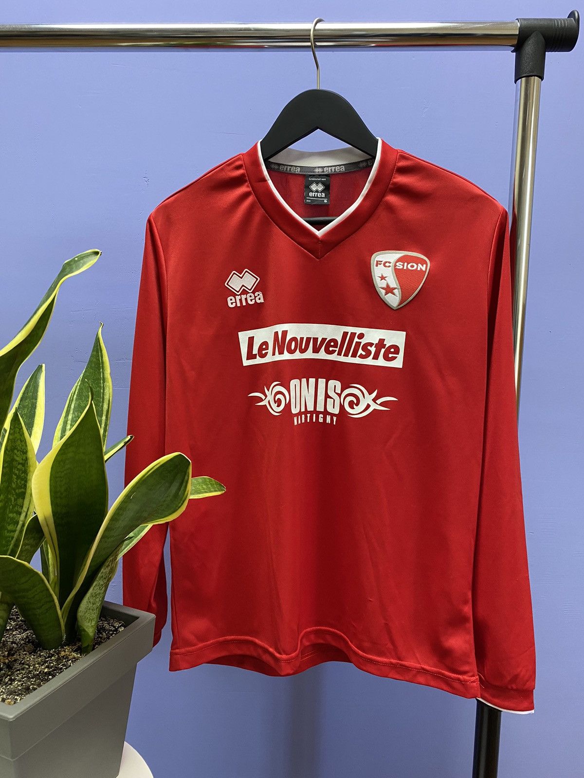 Other Errea 2012 2013 FC Sion Long Sleeve Soccer Jersey Size US S / EU 44-46 / 1 - 5 Thumbnail