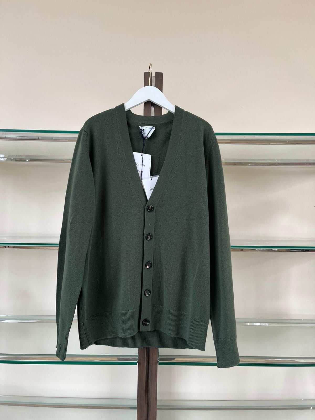 Bottega Veneta Scottish Cashmere Cardigan in Crocodile Size US S / EU 44-46 / 1 - 6 Thumbnail