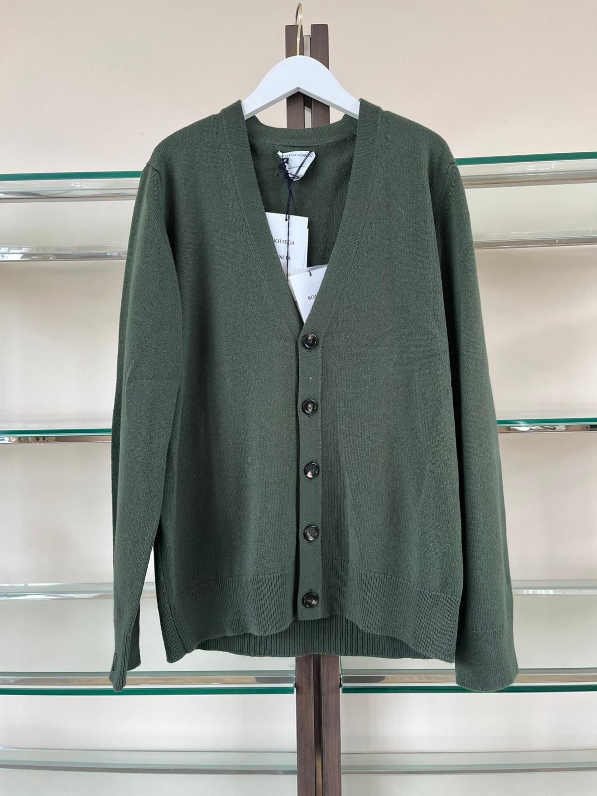 Bottega Veneta Scottish Cashmere Cardigan in Crocodile Size US S / EU 44-46 / 1 - 4 Thumbnail