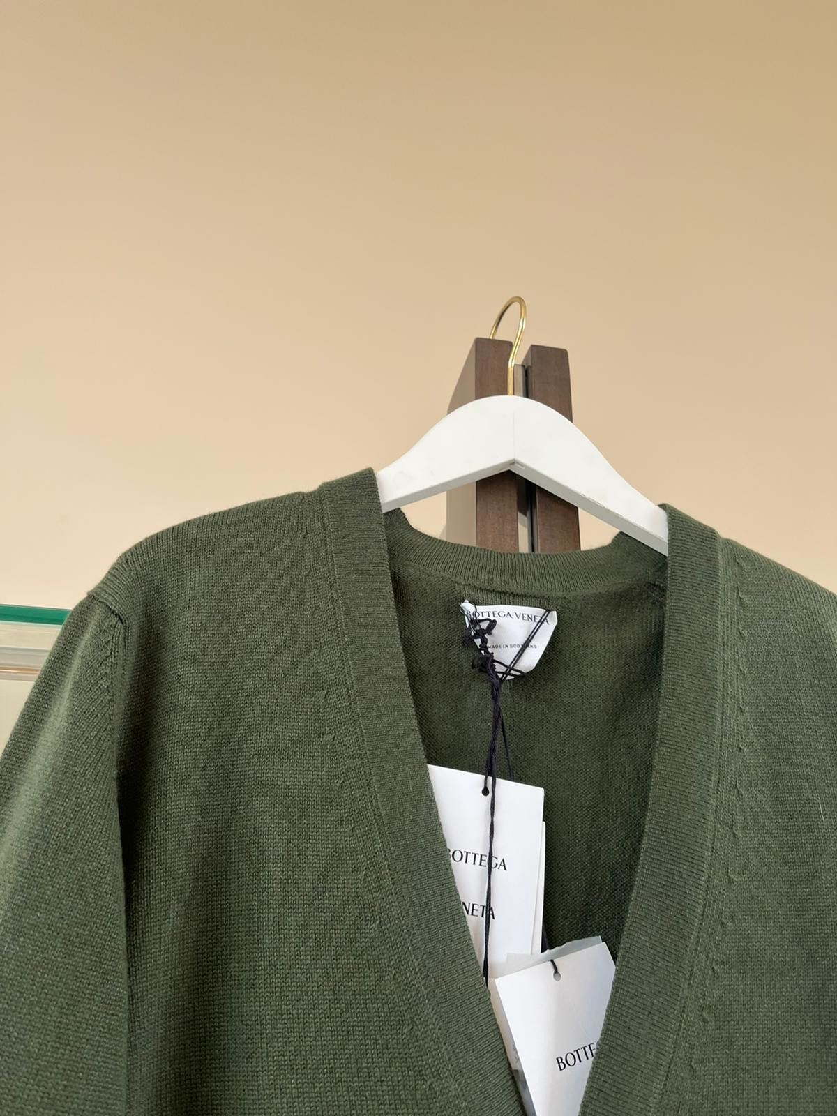 Bottega Veneta Scottish Cashmere Cardigan in Crocodile Size US S / EU 44-46 / 1 - 5 Thumbnail