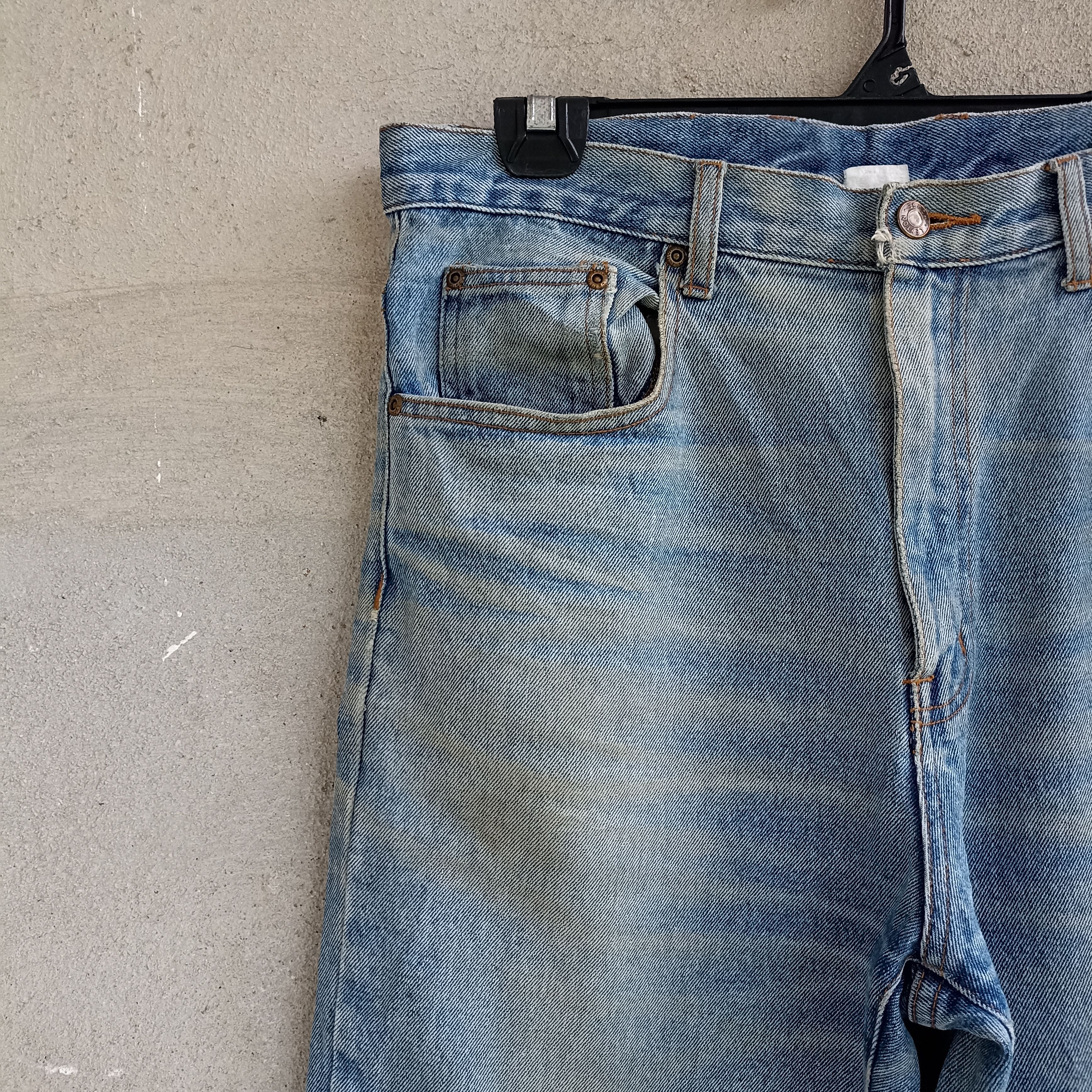 Japanese Brand × Vintage Faded Leyton House Workers Jeans Pant Size US 33 - 5 Thumbnail