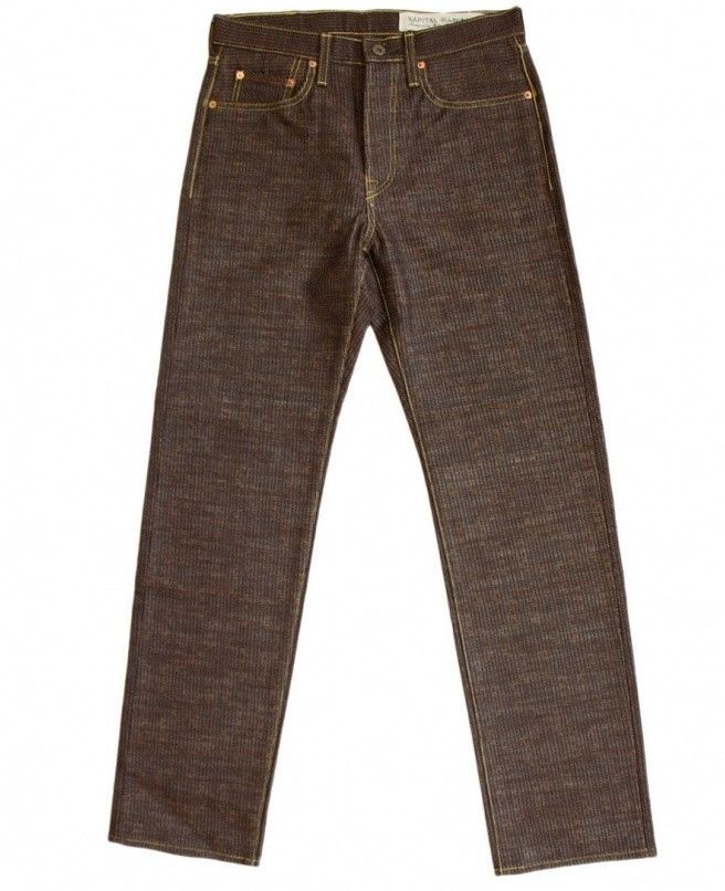 image of Kapital Century Denim Monkey Cisco Jeans No.5+S Brown 36, Men's