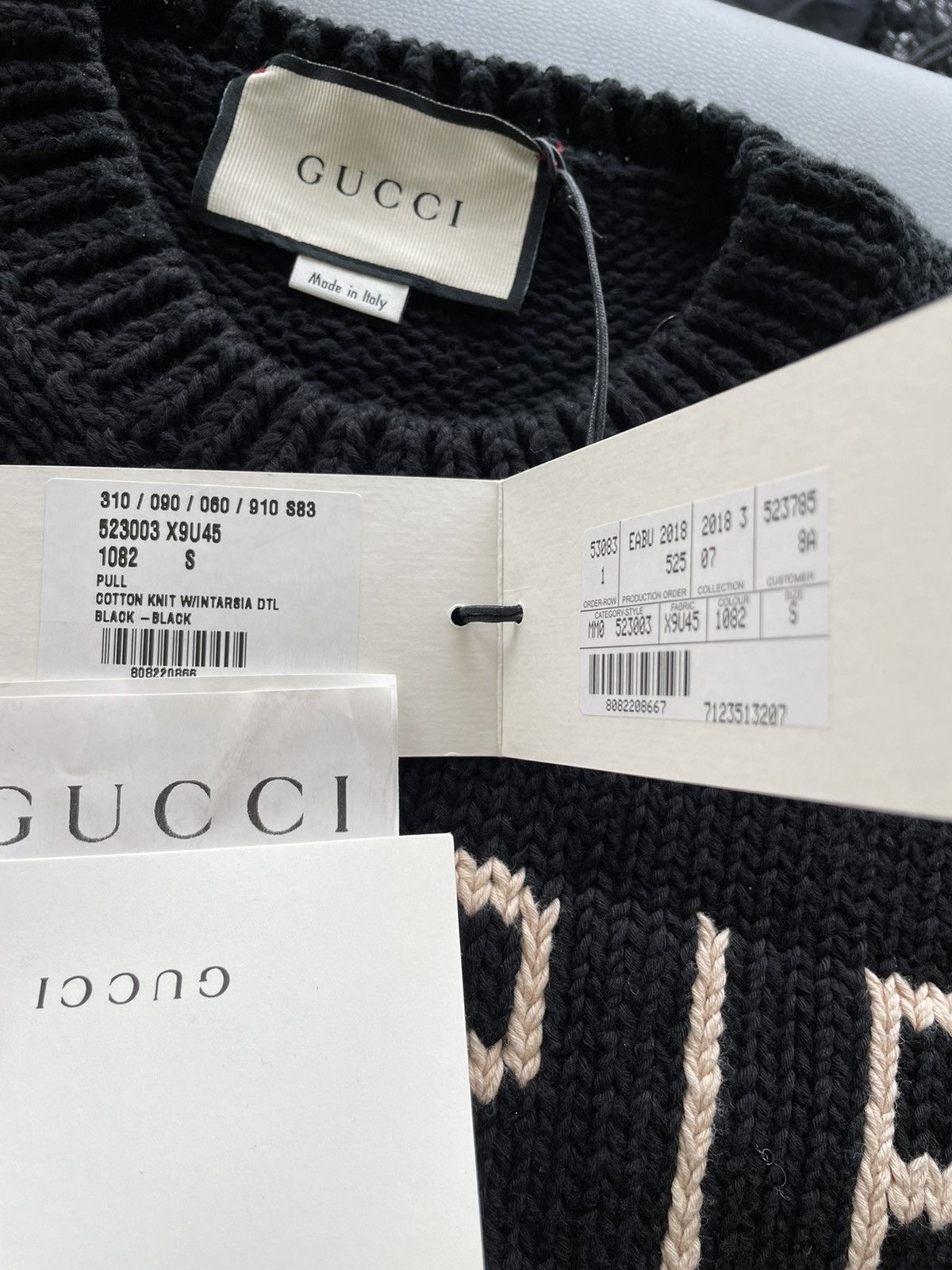 Gucci $2k Value Super Runway Copie Delle Jumper Sweater Brand New Size US M / EU 48-50 / 2 - 7 Thumbnail