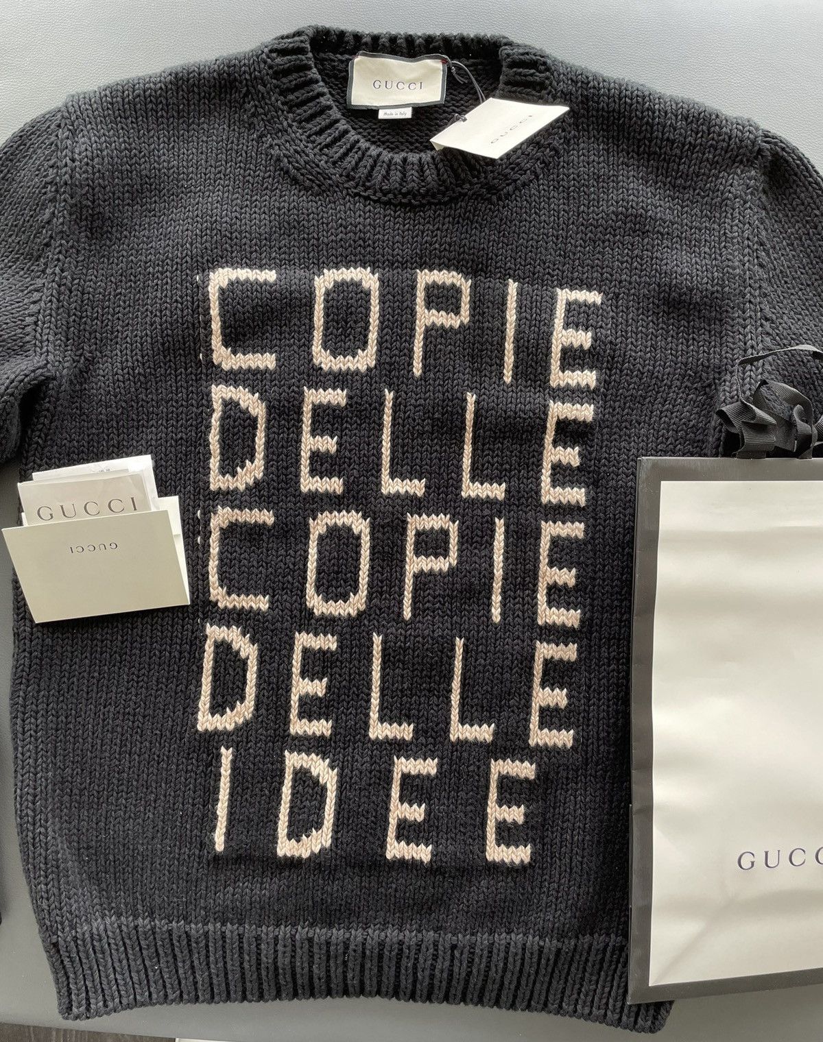 Gucci $2k Value Super Runway Copie Delle Jumper Sweater Brand New Size US M / EU 48-50 / 2 - 2 Thumbnail