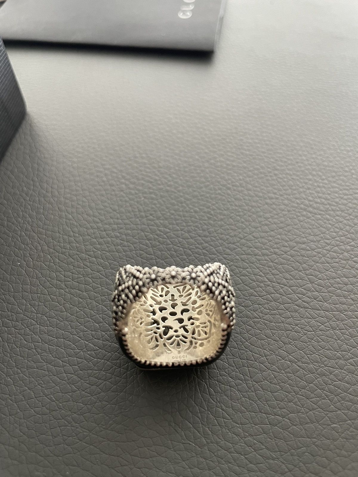 Gucci New Super Runway Limited Edition Diamond 💎 Stone Men’s Ring Size ONE SIZE - 11 Thumbnail