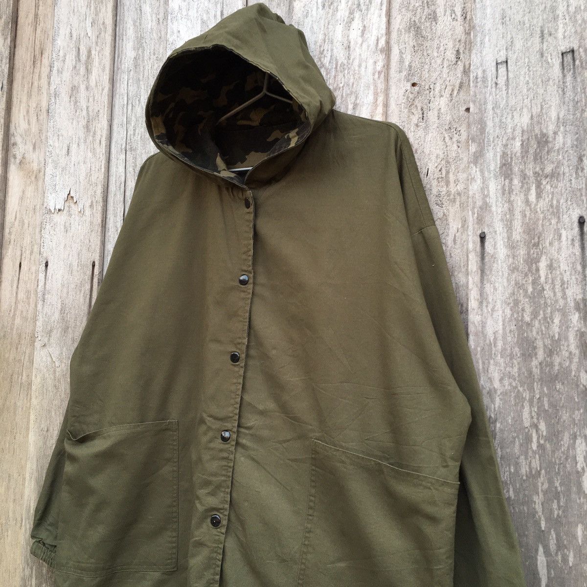 Vintage Vintage Military Camouflage Reversible Parka Jacket Size US XL / EU 56 / 4 - 4 Thumbnail