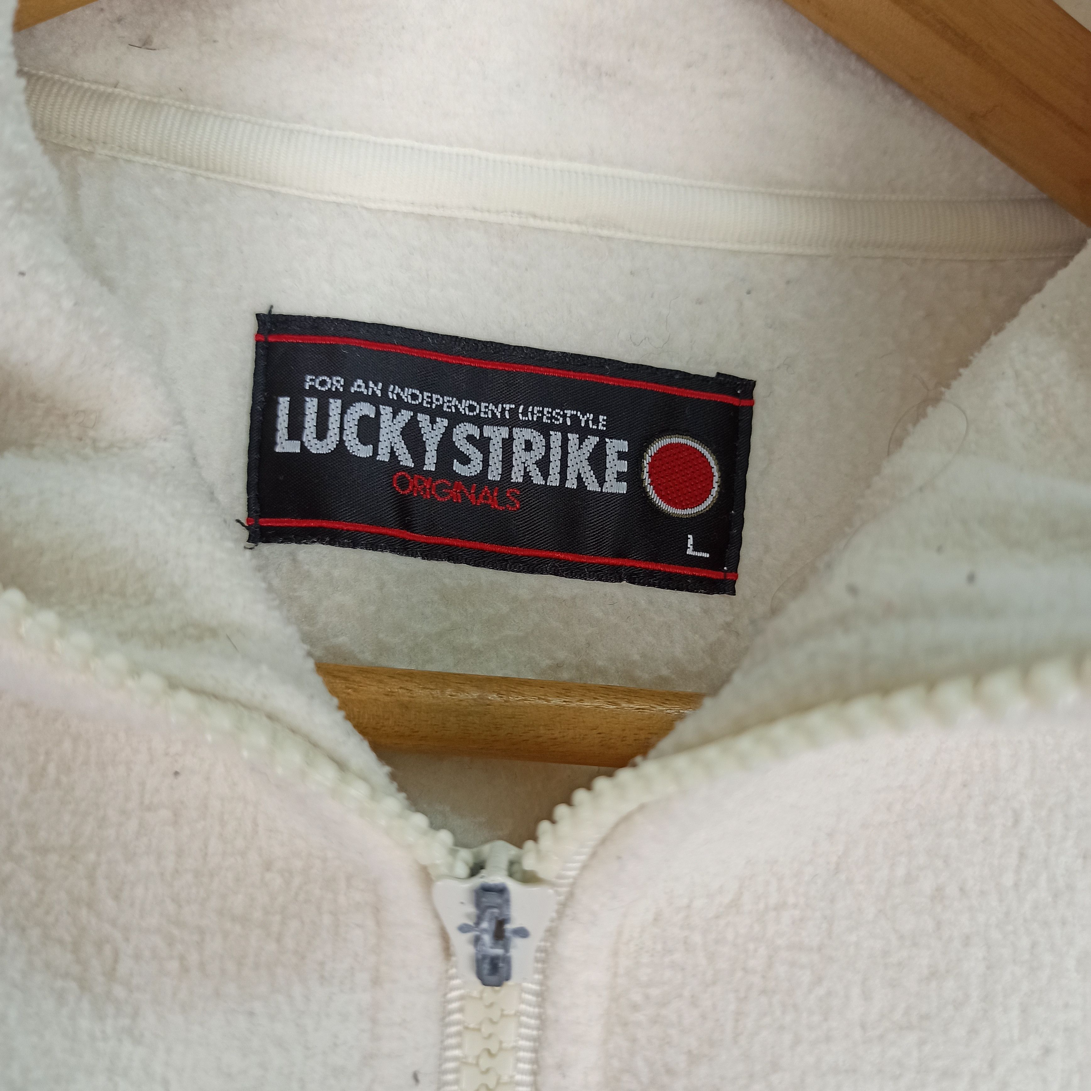 Lucky Brand × Vintage 🔥Vintage🔥 Lucky Strike Fleece Sweatshirt Small Logo Size US L / EU 52-54 / 3 - 8 Thumbnail