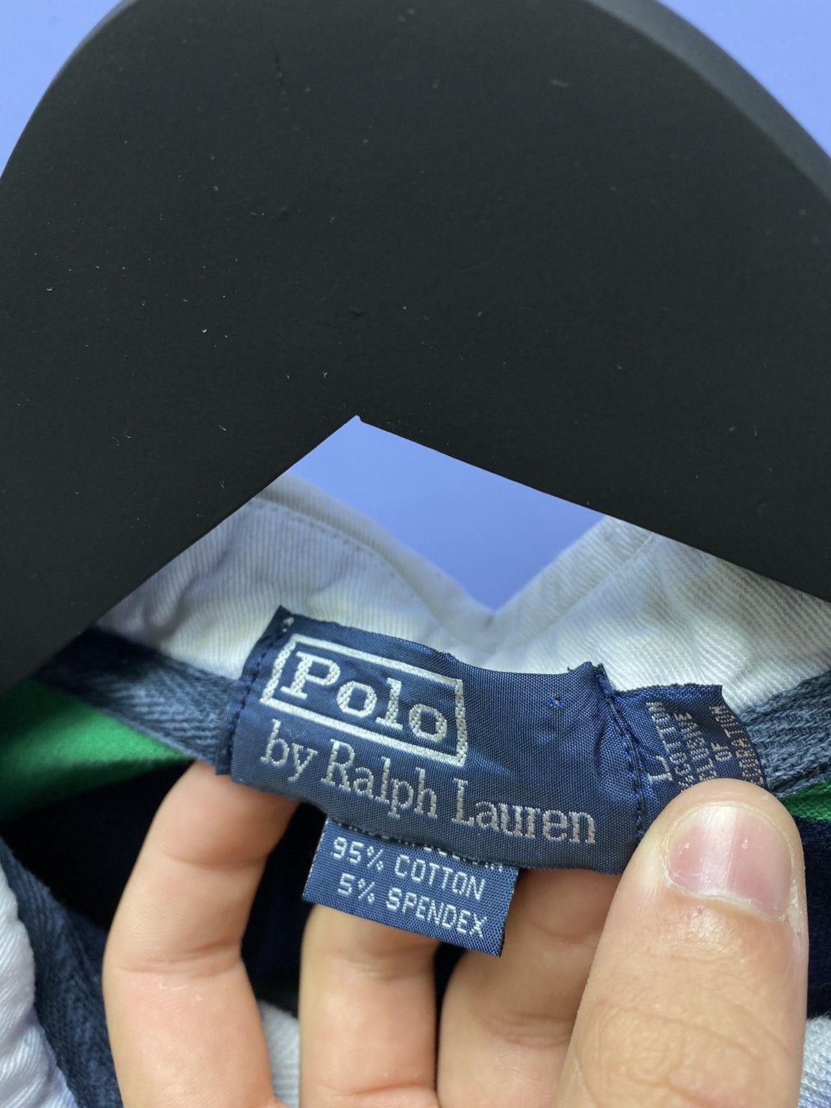 Polo Ralph Lauren × Ralph Lauren Polo Ralph Lauren Hunter Jumper Striped Long Sleeve T Shirt Size US L / EU 52-54 / 3 - 9 Thumbnail