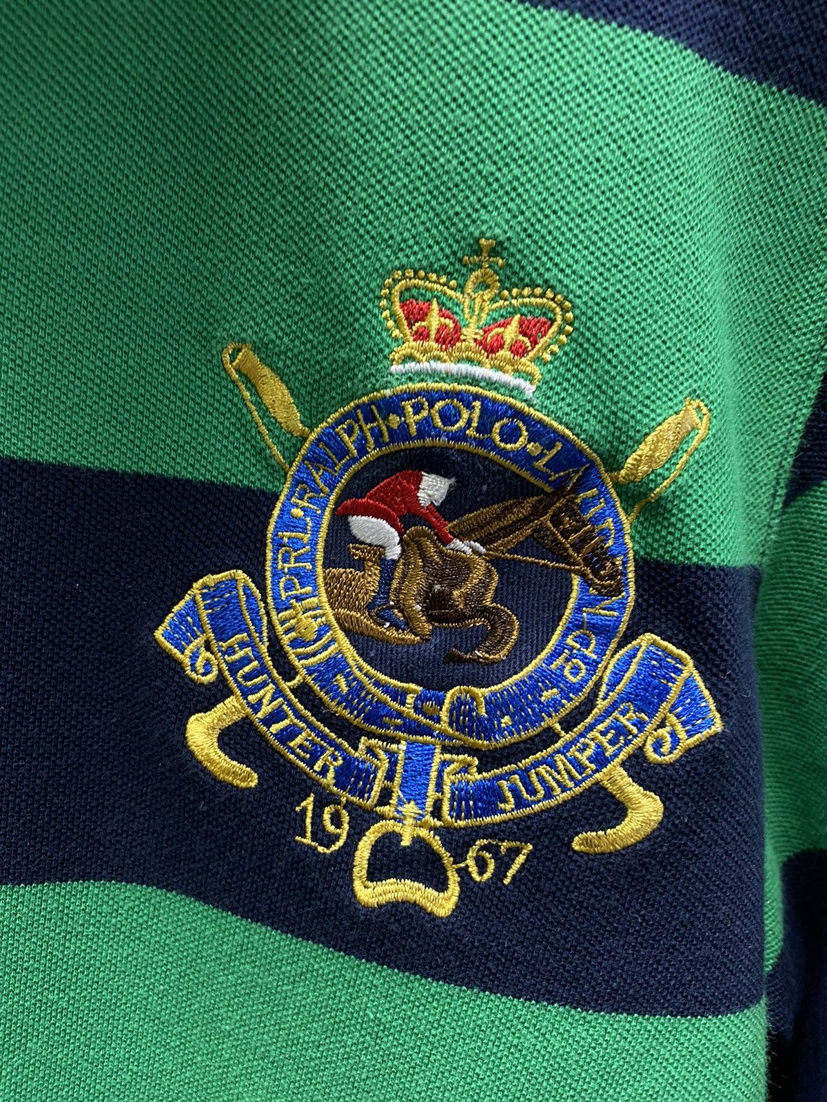 Polo Ralph Lauren × Ralph Lauren Polo Ralph Lauren Hunter Jumper Striped Long Sleeve T Shirt Size US L / EU 52-54 / 3 - 8 Thumbnail
