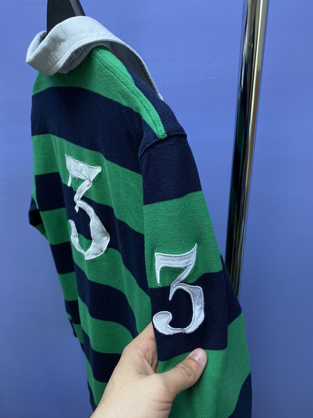 Polo Ralph Lauren × Ralph Lauren Polo Ralph Lauren Hunter Jumper Striped Long Sleeve T Shirt Size US L / EU 52-54 / 3 - 11 Thumbnail