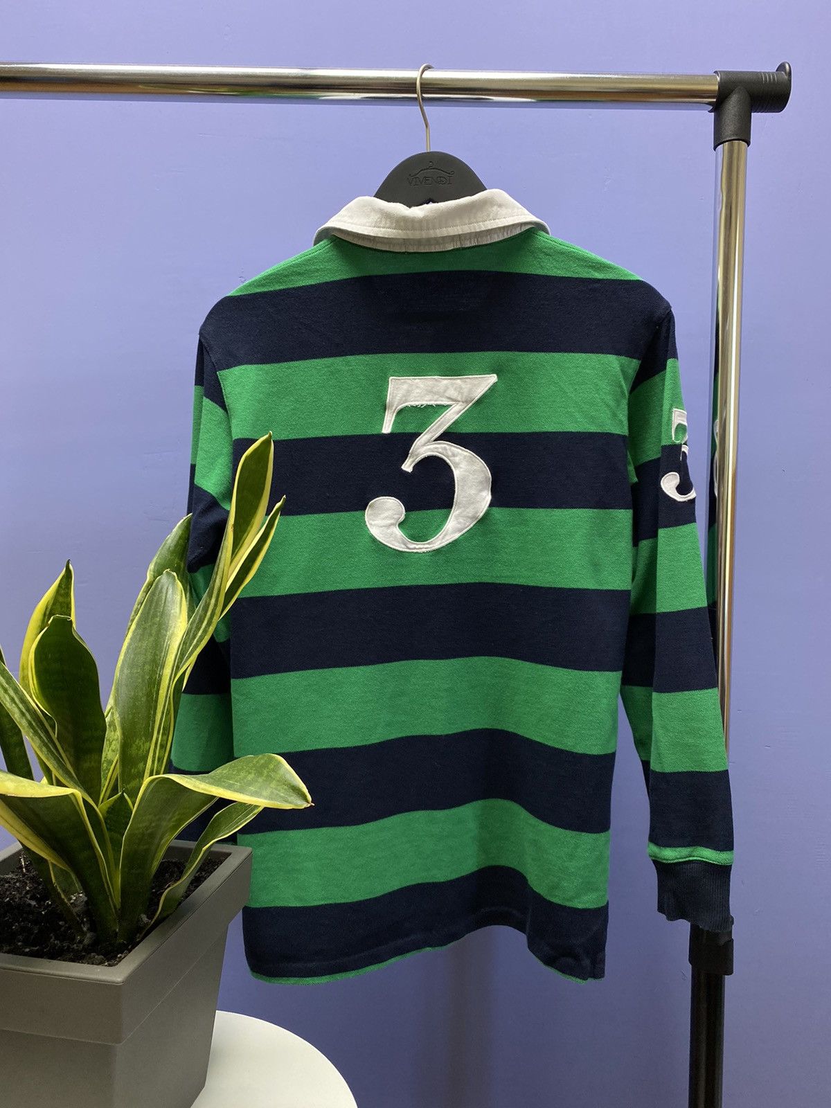 Polo Ralph Lauren × Ralph Lauren Polo Ralph Lauren Hunter Jumper Striped Long Sleeve T Shirt Size US L / EU 52-54 / 3 - 13 Thumbnail