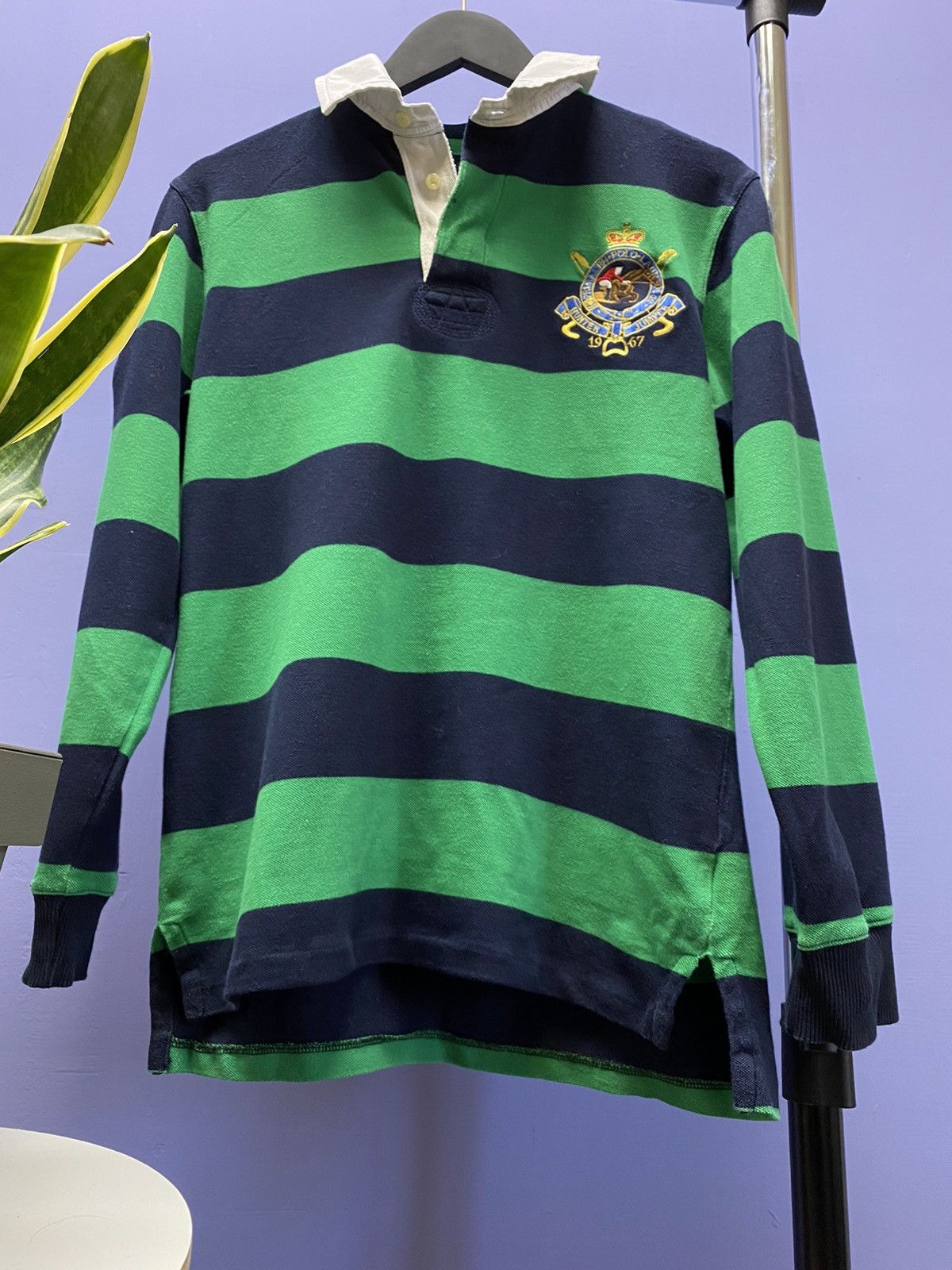 Polo Ralph Lauren × Ralph Lauren Polo Ralph Lauren Hunter Jumper Striped Long Sleeve T Shirt Size US L / EU 52-54 / 3 - 5 Thumbnail