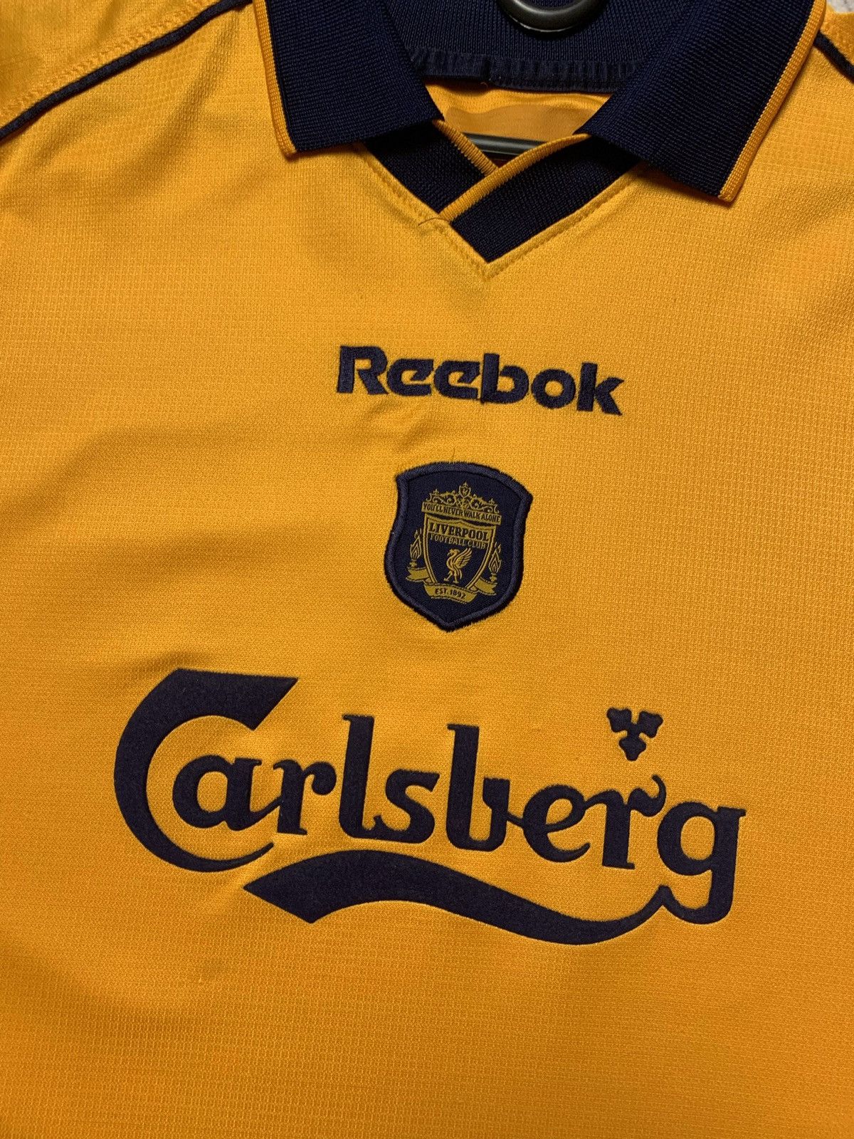 Reebok × Vintage Vintage Liverpool soccer jersey orange away rare size L Size US L / EU 52-54 / 3 - 3 Thumbnail