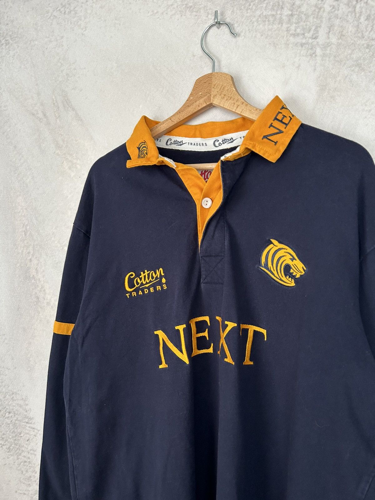 Cotton Traders Vintage Cotton Traders Leicester Tigers Rugby England Rare Size US L / EU 52-54 / 3 - 3 Thumbnail