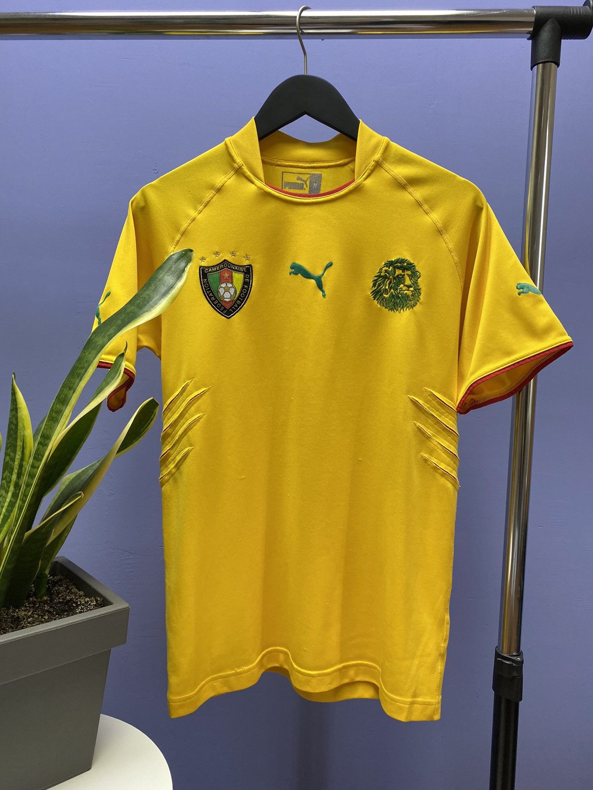 Puma × UEFA Puma Cameroon 2004 2006 Soccer Jersey Football Shirt | Grailed
