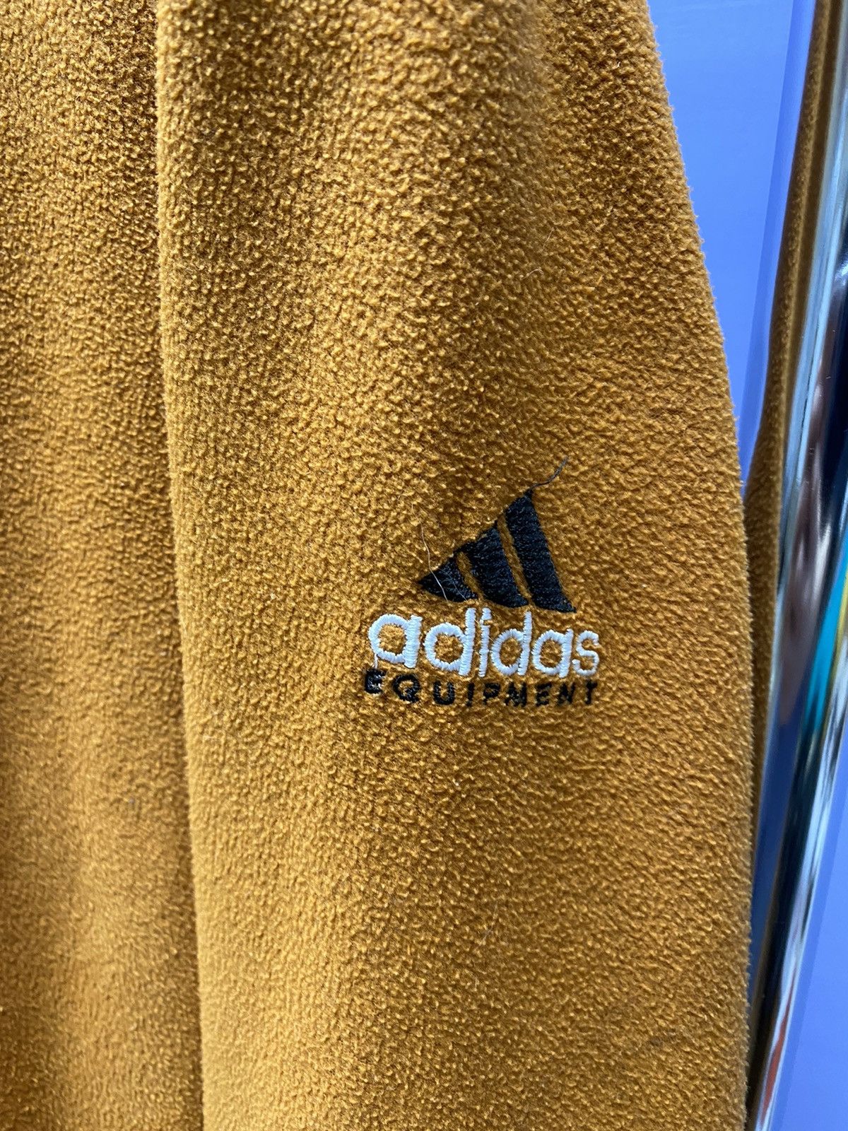 Adidas × Vintage Vintage Adidas Equipment Half Zip Fleece Sweatshirt Jacket Size US M / EU 48-50 / 2 - 6 Thumbnail