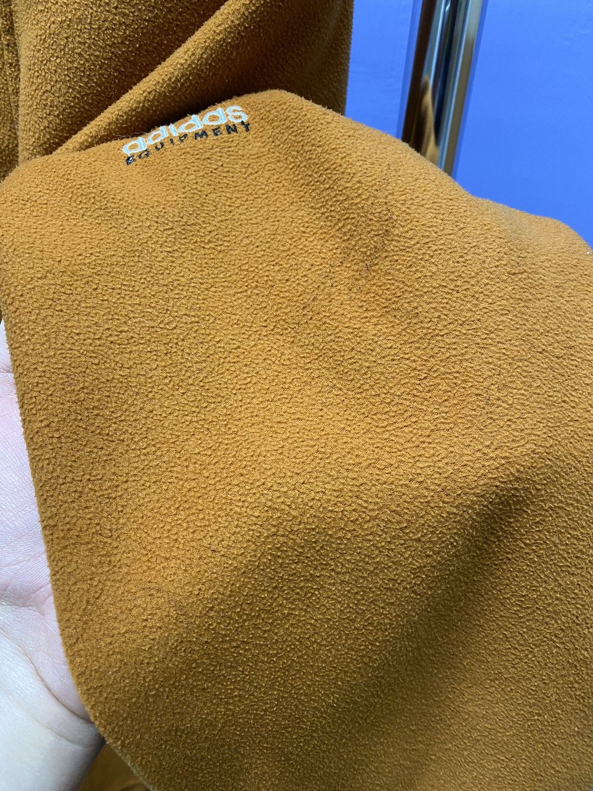 Adidas × Vintage Vintage Adidas Equipment Half Zip Fleece Sweatshirt Jacket Size US M / EU 48-50 / 2 - 13 Thumbnail