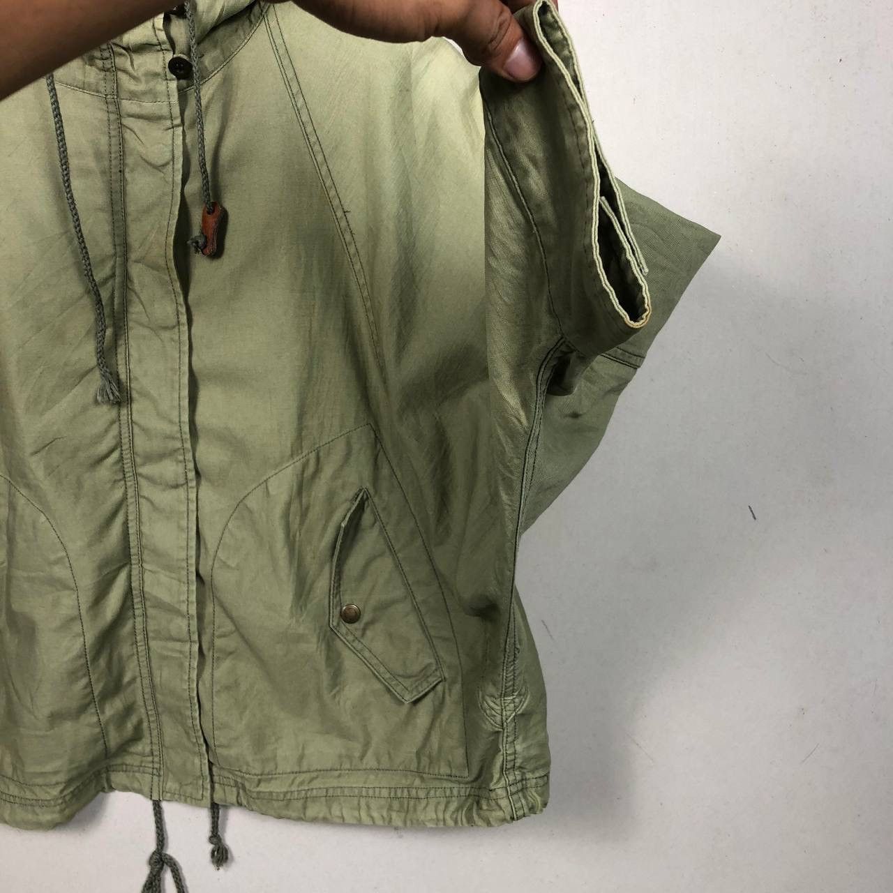 Japanese Brand Avant Garde Japanese Baggy Army Military Hooded Jacket Size US M / EU 48-50 / 2 - 6 Thumbnail