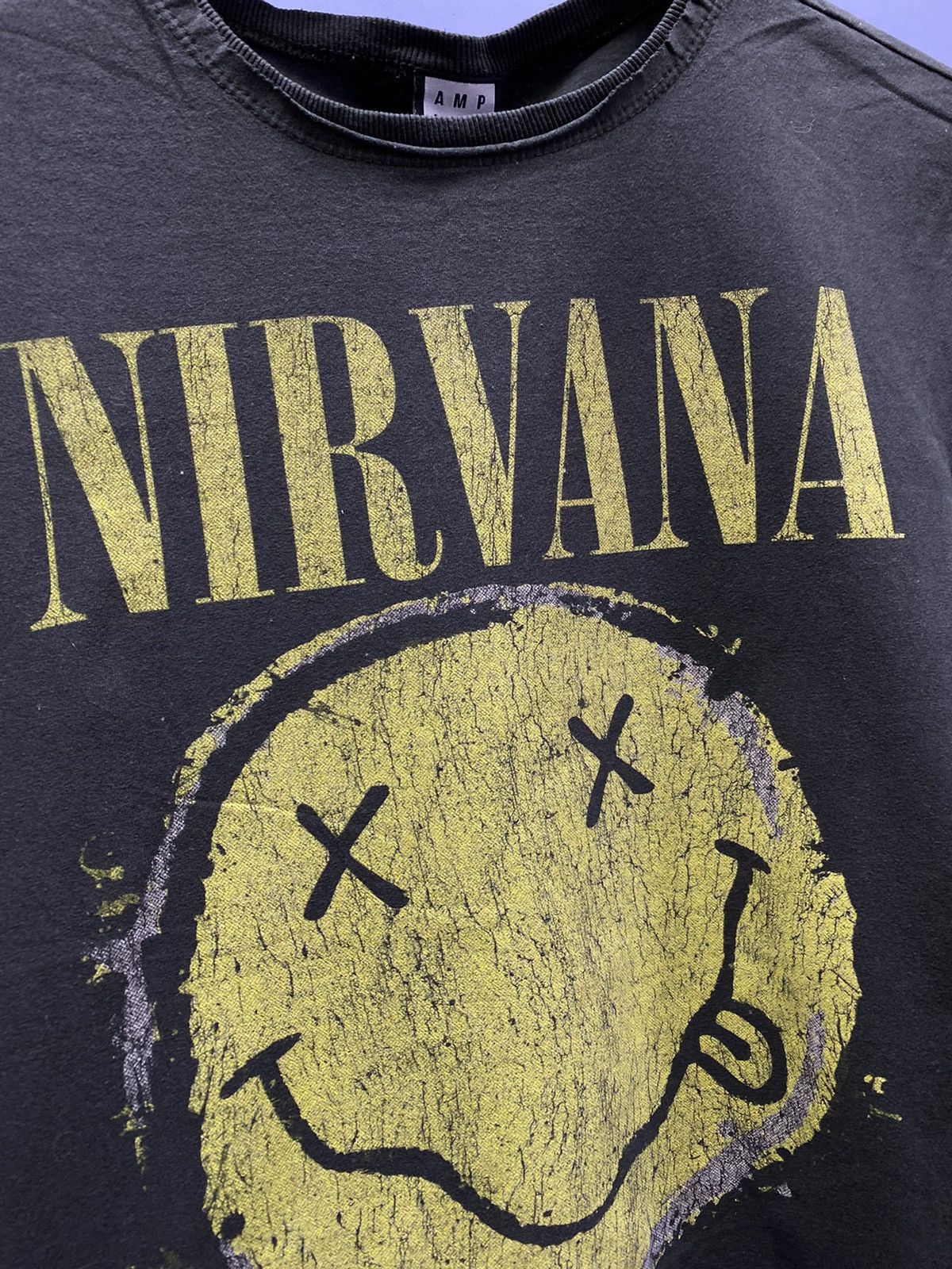 Band Tees Nirvana Smiley Face T Shirt Band Tee Men’s M Kurt Kobein Size US M / EU 48-50 / 2 - 6 Thumbnail