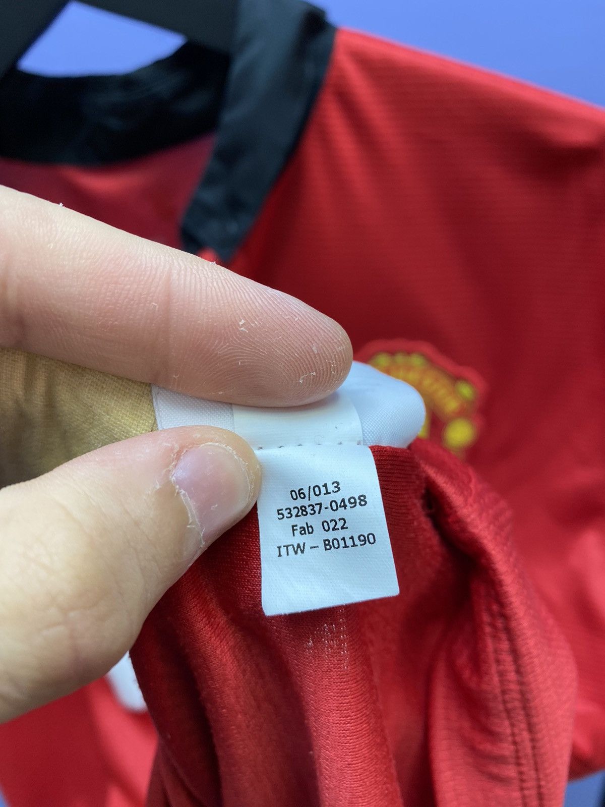 Nike Manchester United 2013 2014 Home Soccer Jersey Football Size US L / EU 52-54 / 3 - 14 Thumbnail