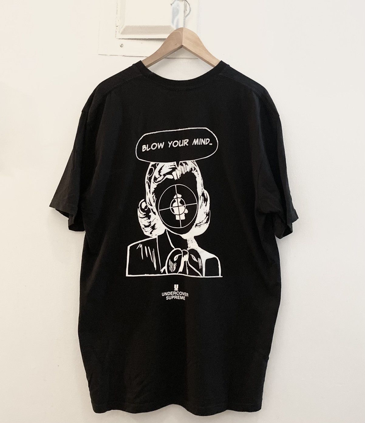 Supreme Supreme x Undercover x Public Enemy Tee Black [XL] | Grailed