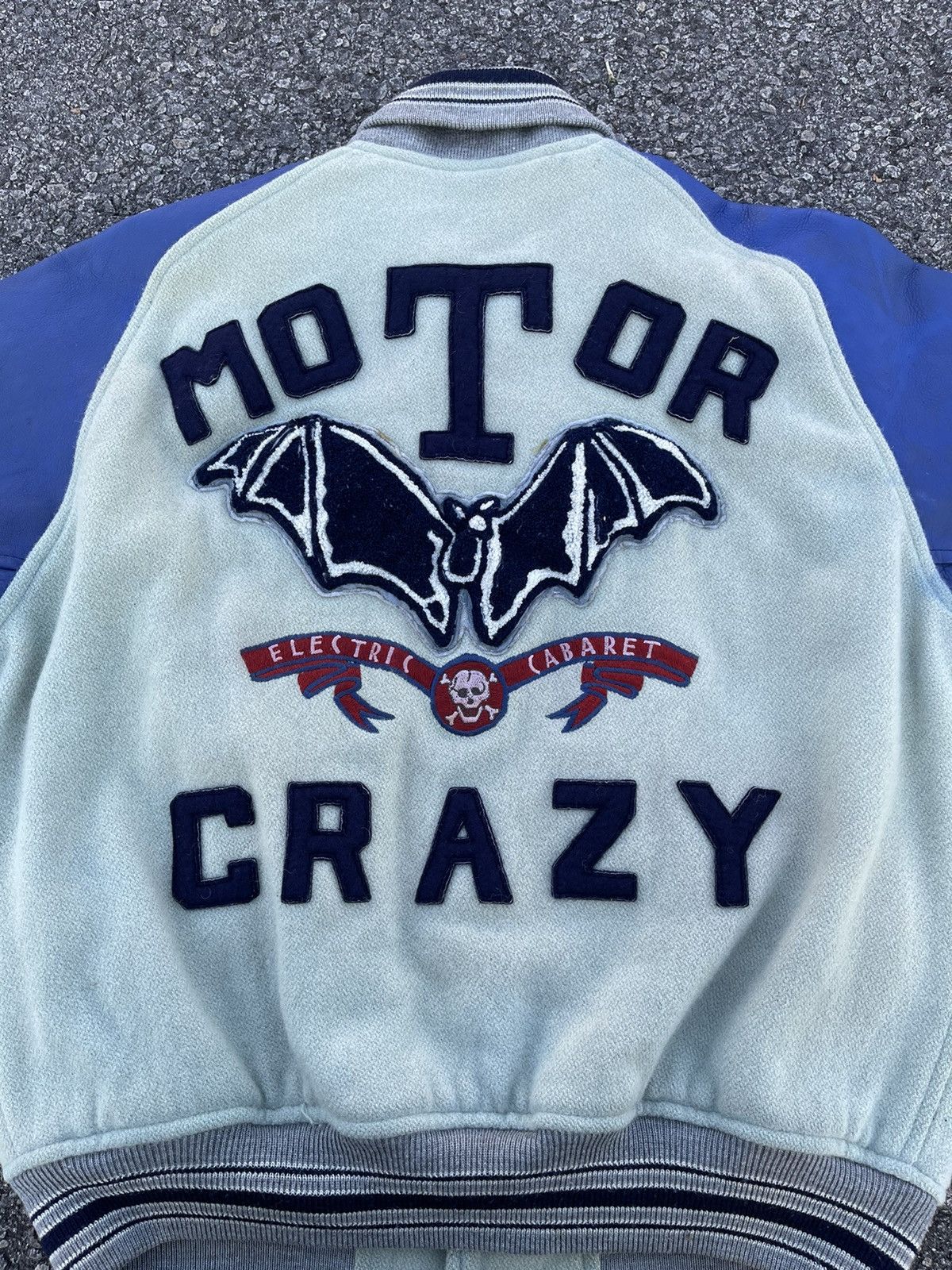 Japanese Brand Vintage Motor Crazy Electric Cabaret Varsity Jacket Size US L / EU 52-54 / 3 - 5 Thumbnail