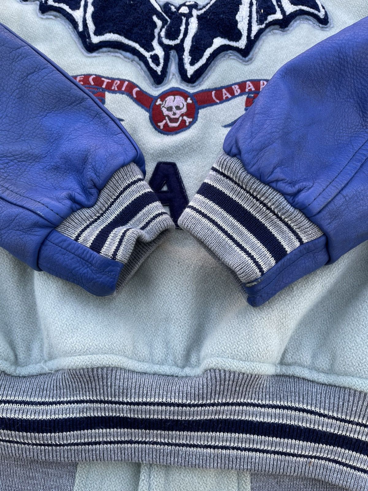 Japanese Brand Vintage Motor Crazy Electric Cabaret Varsity Jacket Size US L / EU 52-54 / 3 - 8 Thumbnail