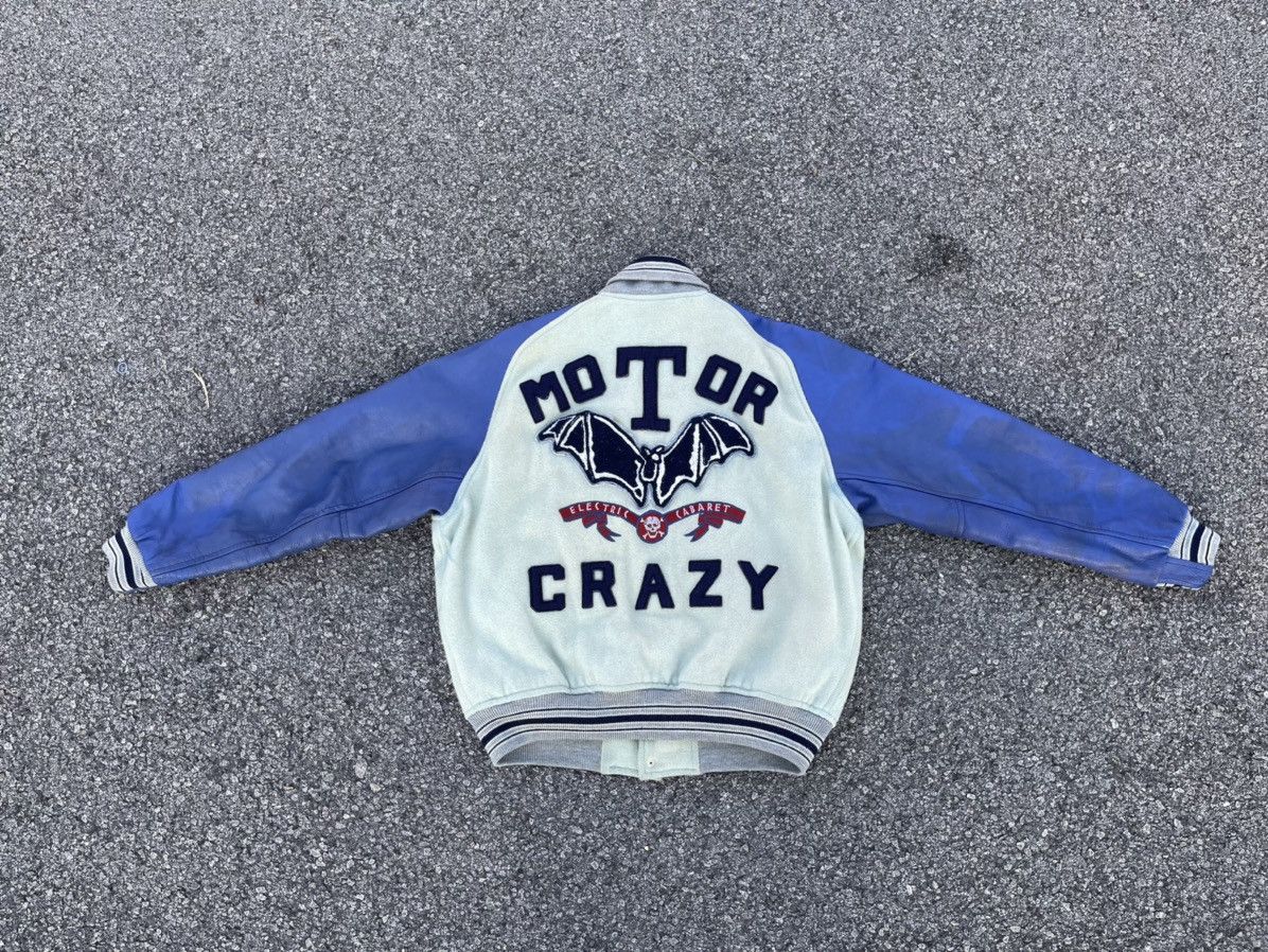 Japanese Brand Vintage Motor Crazy Electric Cabaret Varsity Jacket Size US L / EU 52-54 / 3 - 4 Thumbnail