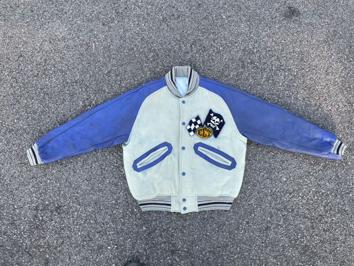 Japanese Brand Vintage Motor Crazy Electric Cabaret Varsity Jacket Size US L / EU 52-54 / 3 - 3 Thumbnail