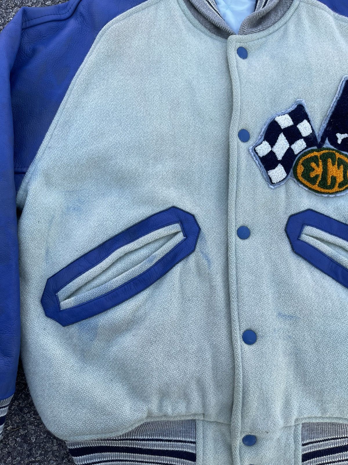 Japanese Brand Vintage Motor Crazy Electric Cabaret Varsity Jacket Size US L / EU 52-54 / 3 - 7 Thumbnail
