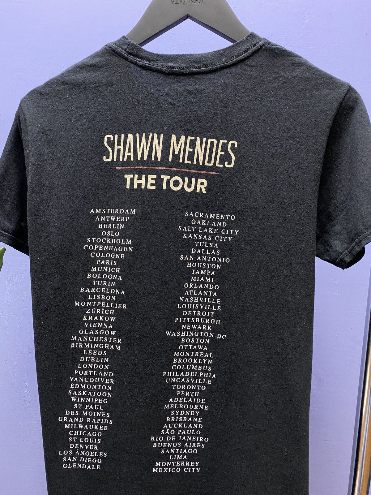 Band Tees Shawn Mendes The Tour 2019 T Shirt Size US M / EU 48-50 / 2 - 16 Thumbnail