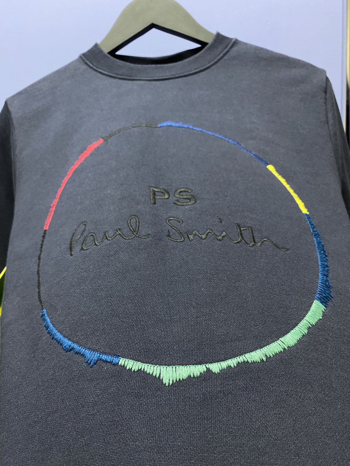 Paul Smith Paul Smith Big Logo Sweatshirt Classic Embroidered Styled L Size US L / EU 52-54 / 3 - 10 Thumbnail