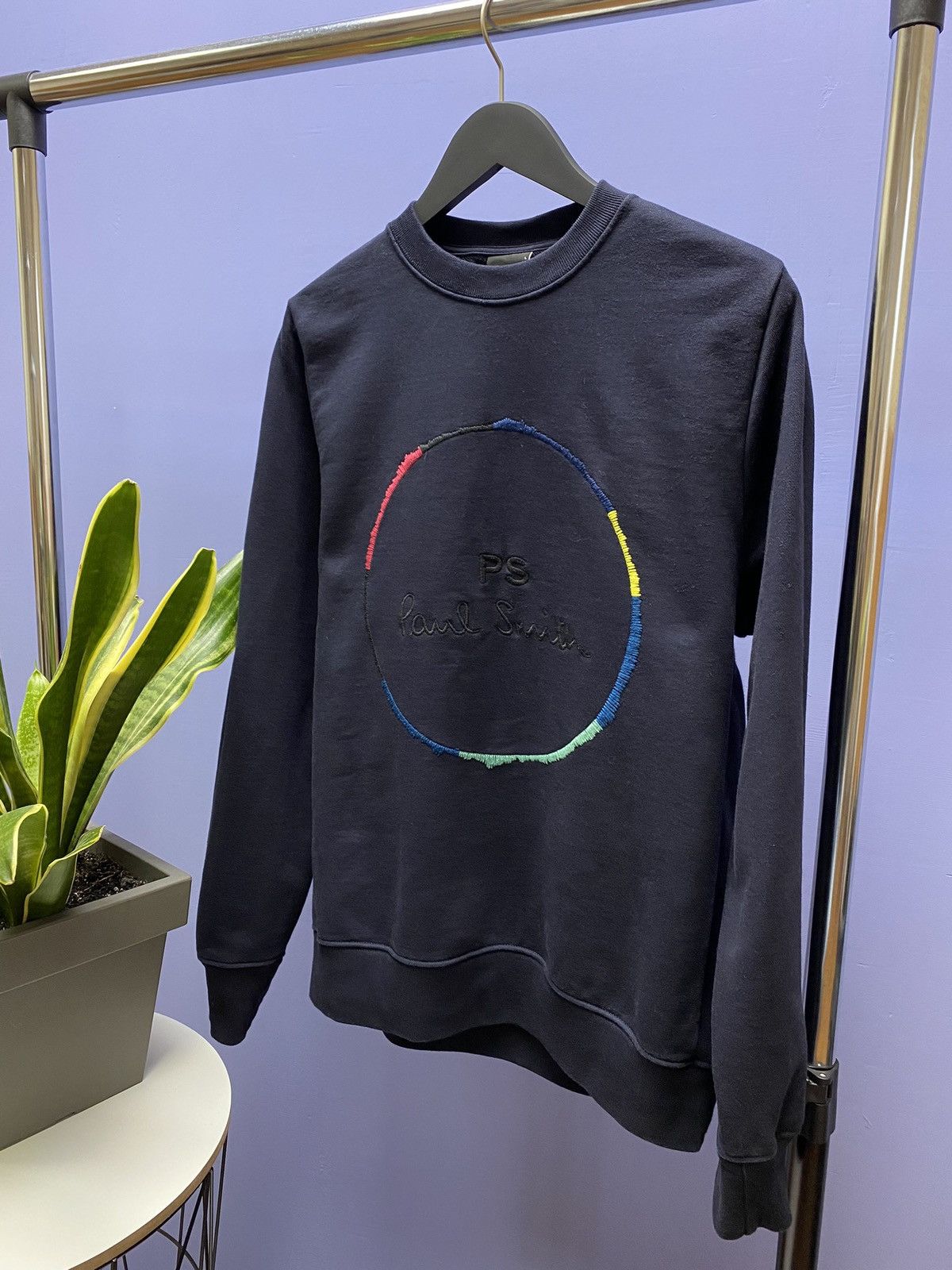 Paul Smith Paul Smith Big Logo Sweatshirt Classic Embroidered Styled L Size US L / EU 52-54 / 3 - 2 Thumbnail