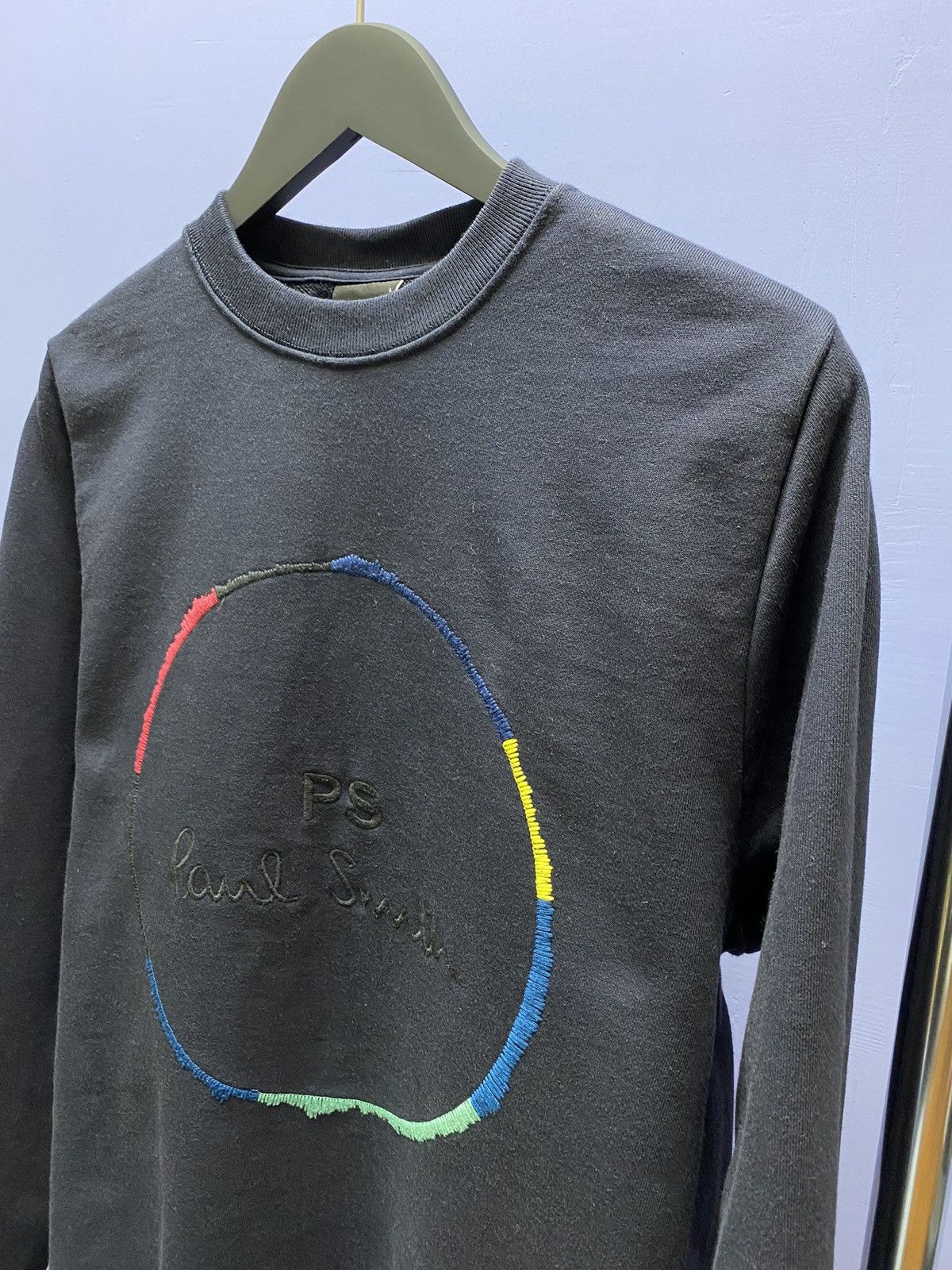 Paul Smith Paul Smith Big Logo Sweatshirt Classic Embroidered Styled L Size US L / EU 52-54 / 3 - 8 Thumbnail