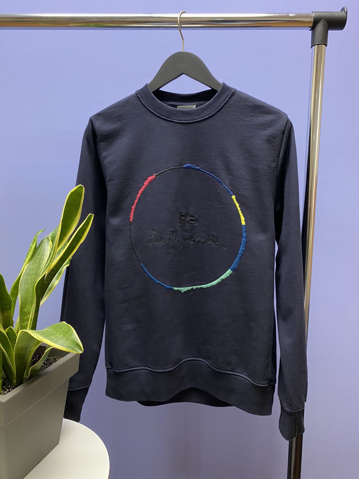 Paul Smith Paul Smith Big Logo Sweatshirt Classic Embroidered Styled L Size US L / EU 52-54 / 3 - 1 Thumbnail