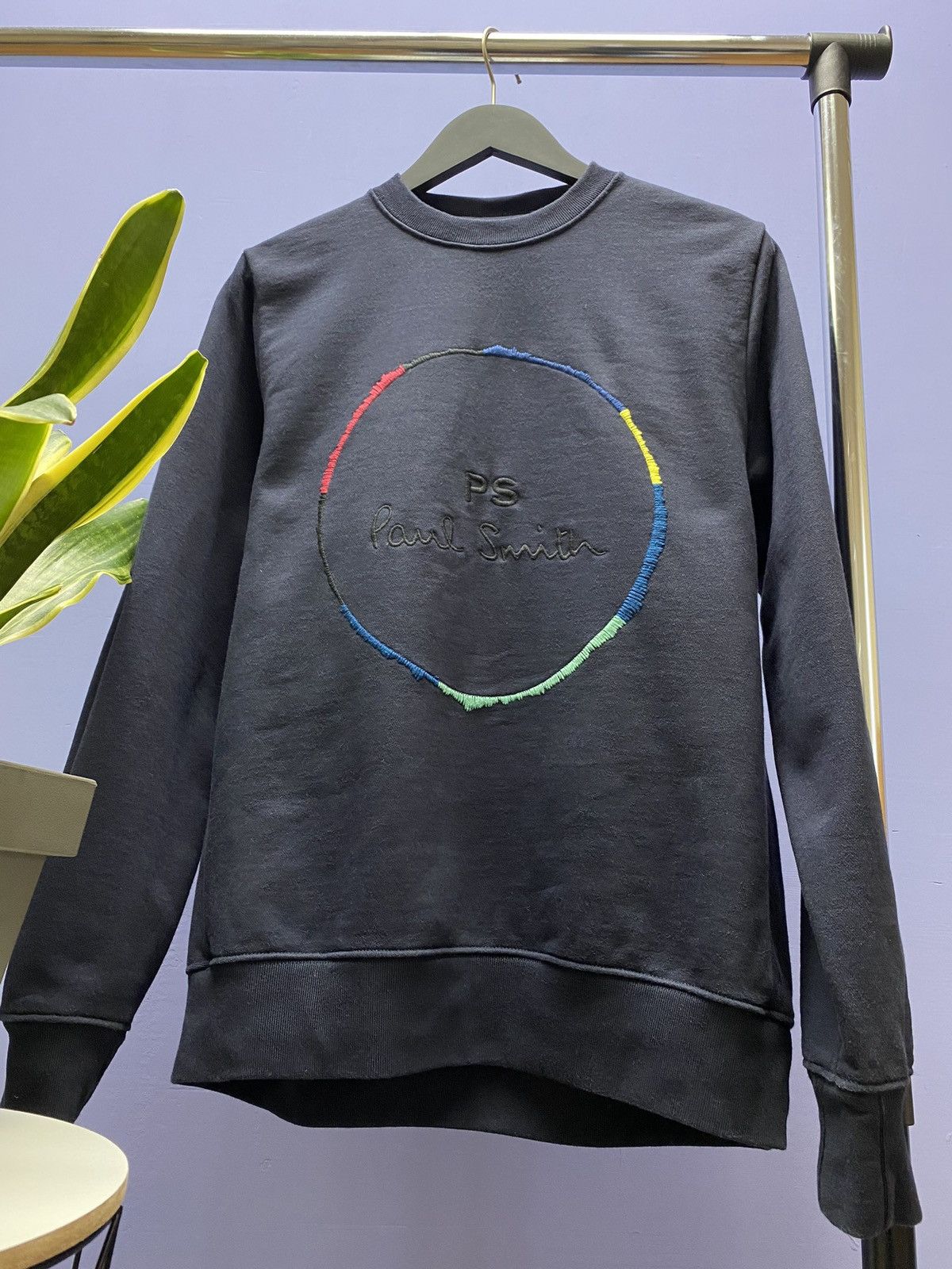Paul Smith Paul Smith Big Logo Sweatshirt Classic Embroidered Styled L Size US L / EU 52-54 / 3 - 4 Thumbnail