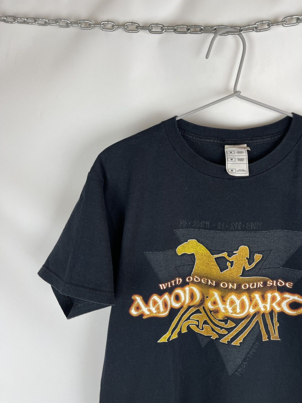 Band Tees Amod Amarth y2k 00s with oden on our side band tee shirt Size US M / EU 48-50 / 2 - 3 Thumbnail