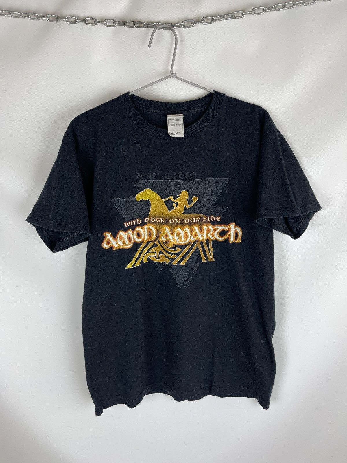 Band Tees Amod Amarth y2k 00s with oden on our side band tee shirt Size US M / EU 48-50 / 2 - 1 Thumbnail