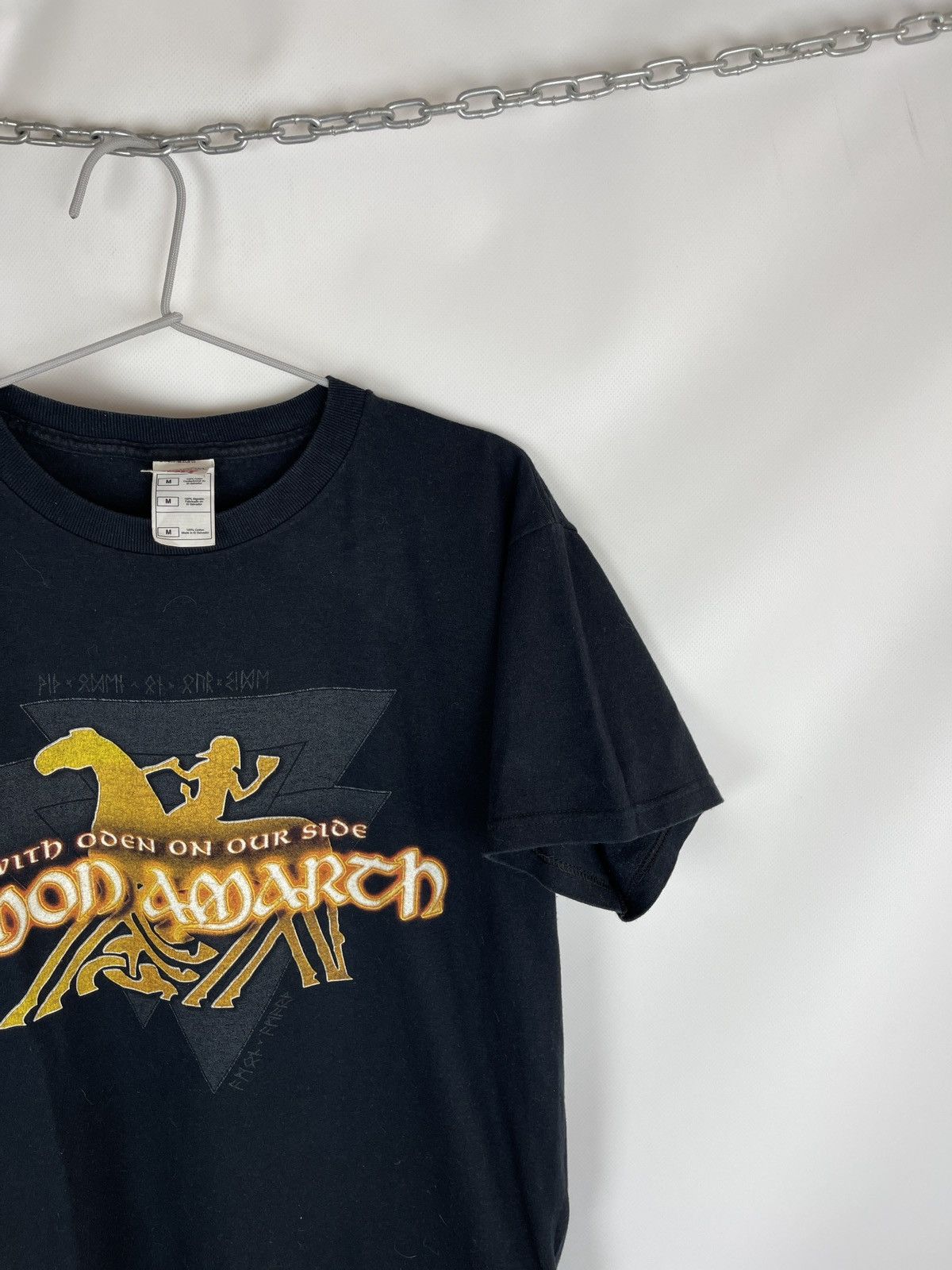 Band Tees Amod Amarth y2k 00s with oden on our side band tee shirt Size US M / EU 48-50 / 2 - 4 Thumbnail