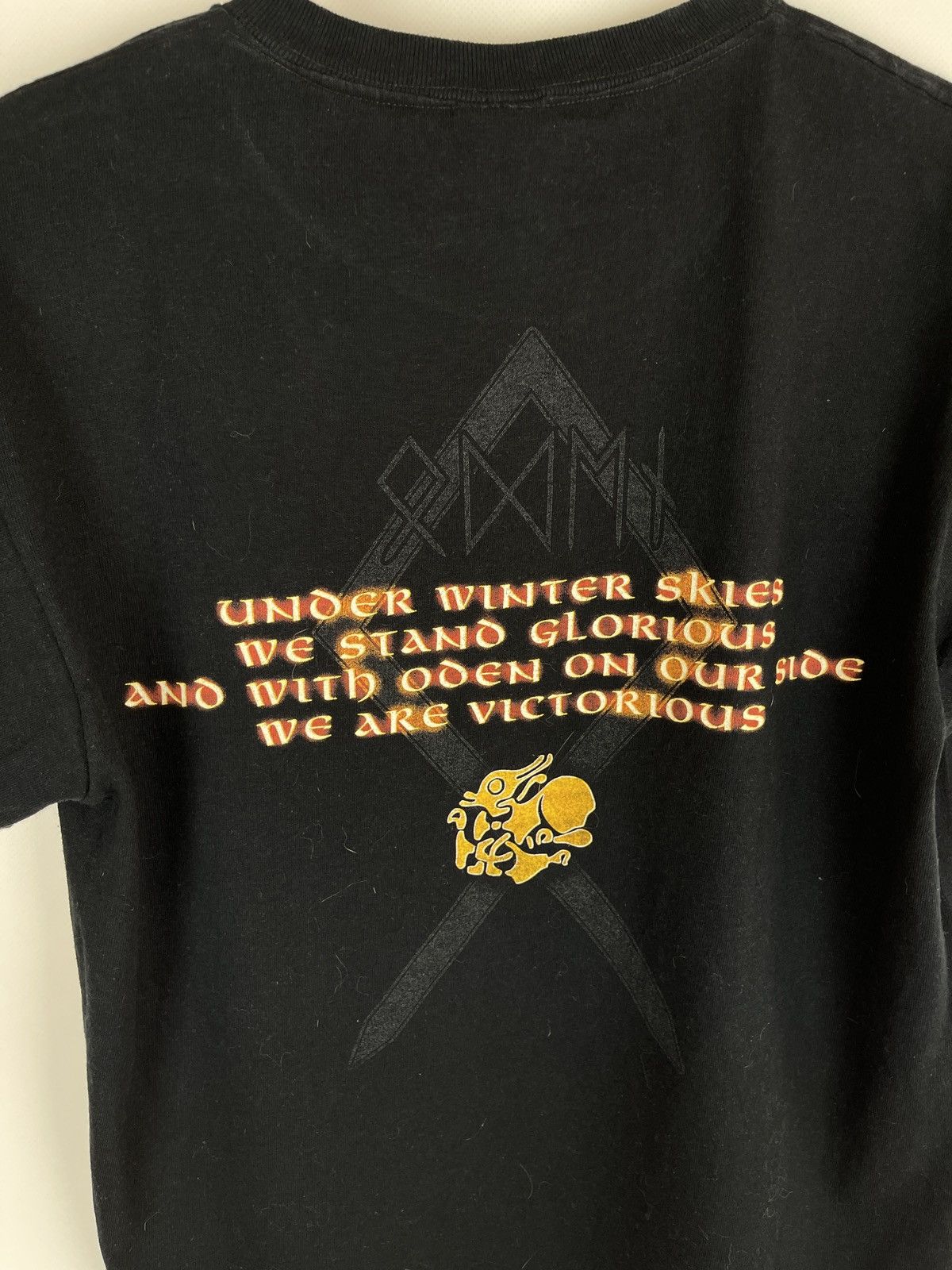 Band Tees Amod Amarth y2k 00s with oden on our side band tee shirt Size US M / EU 48-50 / 2 - 7 Thumbnail