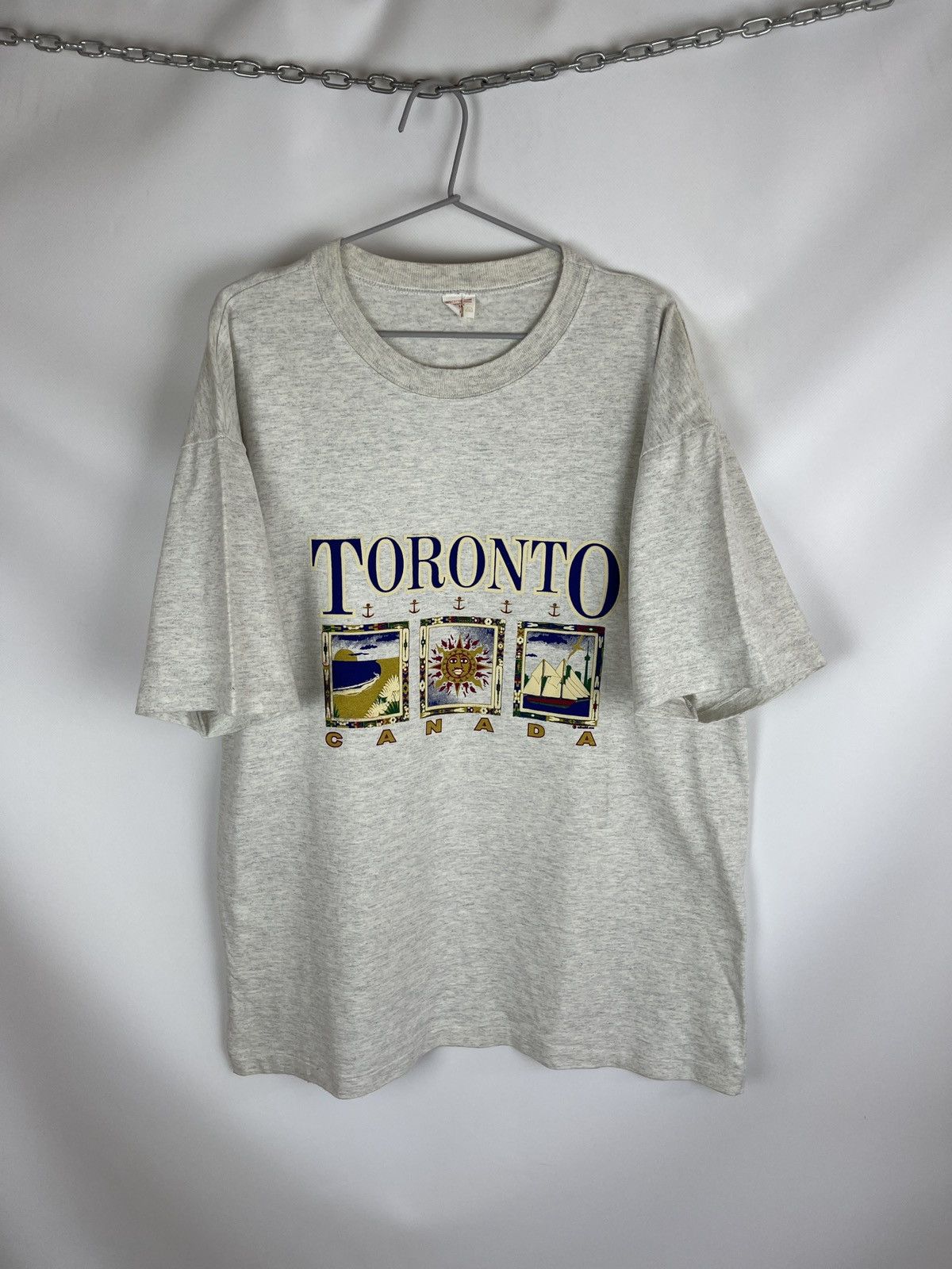 Vintage Toronto Canada vintage 90s single stitch big logo tee shirt Size US XL / EU 56 / 4 - 1 Thumbnail