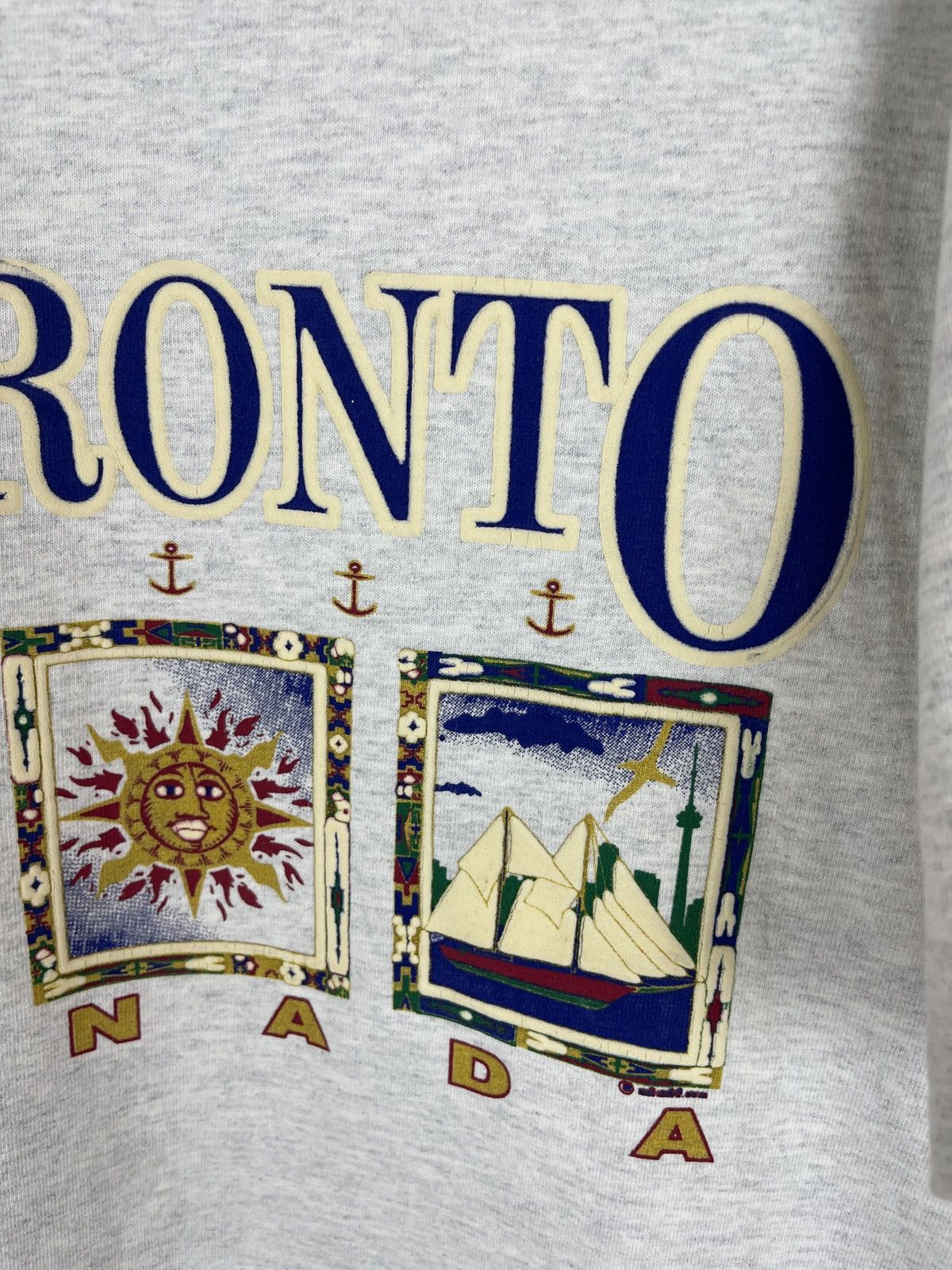 Vintage Toronto Canada vintage 90s single stitch big logo tee shirt Size US XL / EU 56 / 4 - 4 Thumbnail