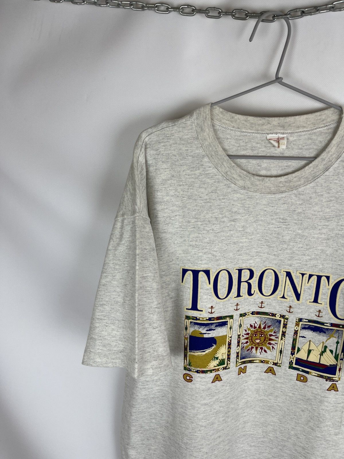 Vintage Toronto Canada vintage 90s single stitch big logo tee shirt Size US XL / EU 56 / 4 - 2 Thumbnail