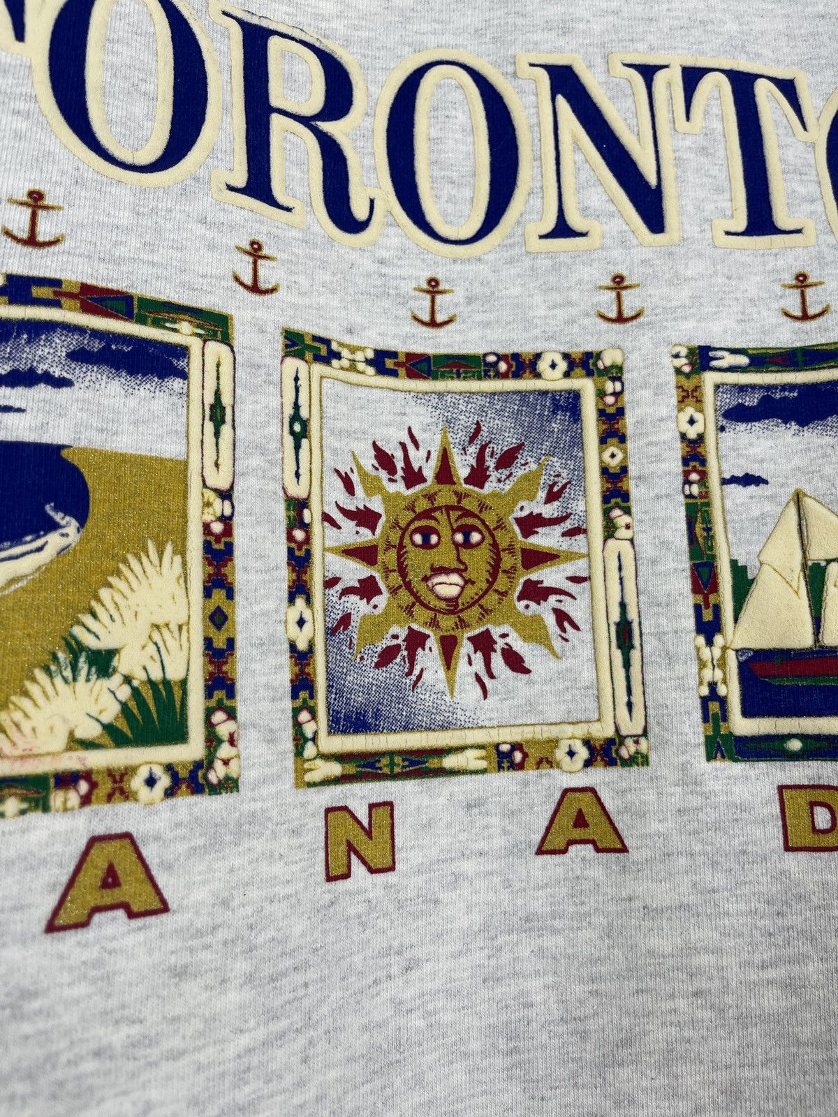 Vintage Toronto Canada vintage 90s single stitch big logo tee shirt Size US XL / EU 56 / 4 - 5 Thumbnail