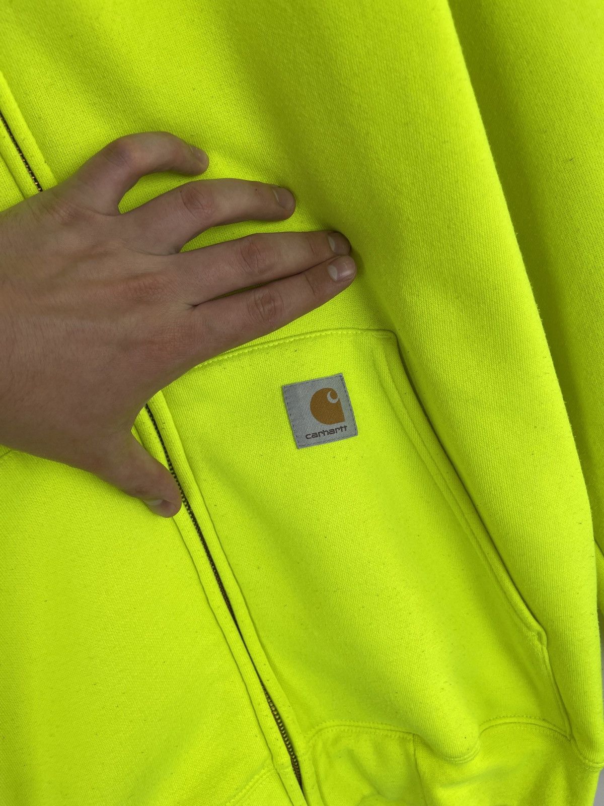 Carhartt Carhartt vintage light green logo hoodie hoody Size US M / EU 48-50 / 2 - 6 Thumbnail