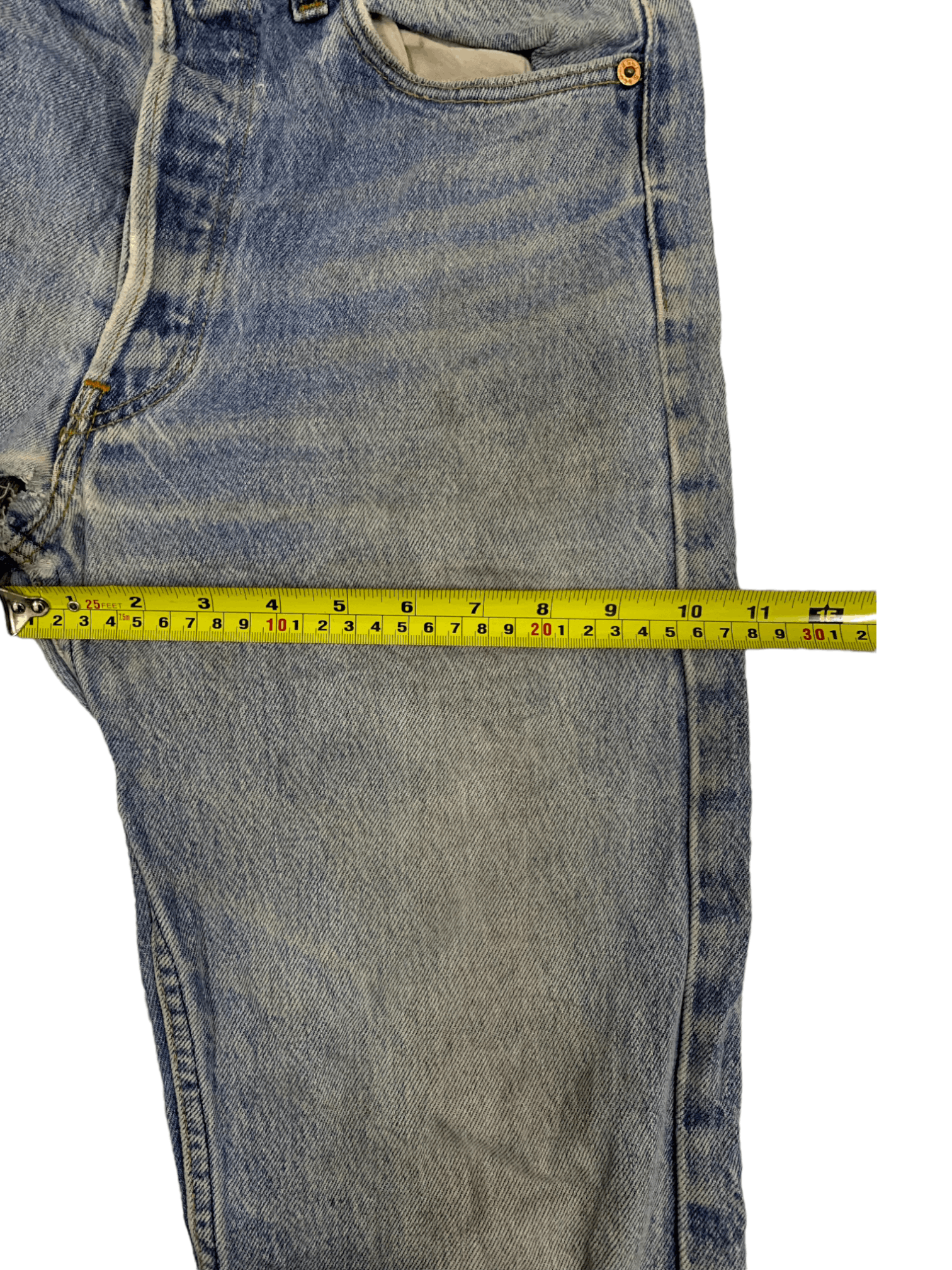 Levi's Vintage 90s Levis 501 Mud Wash Jeans Made in USA Size US 28 / EU 44 - 13 Thumbnail