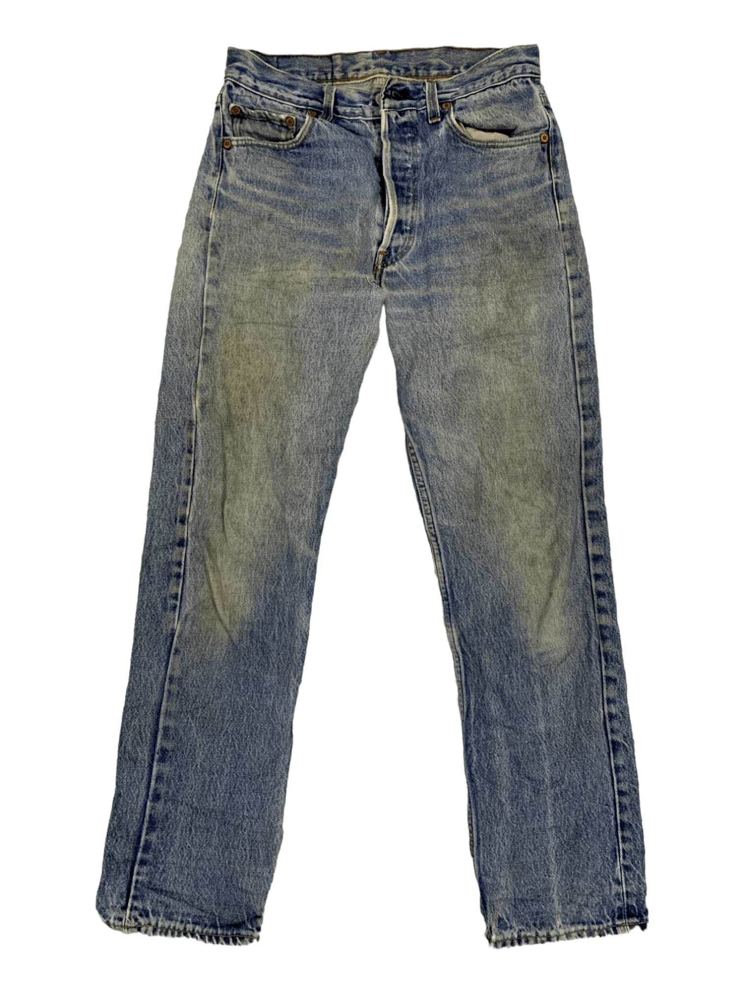 Levi's Vintage 90s Levis 501 Mud Wash Jeans Made in USA Size US 28 / EU 44 - 1 Thumbnail